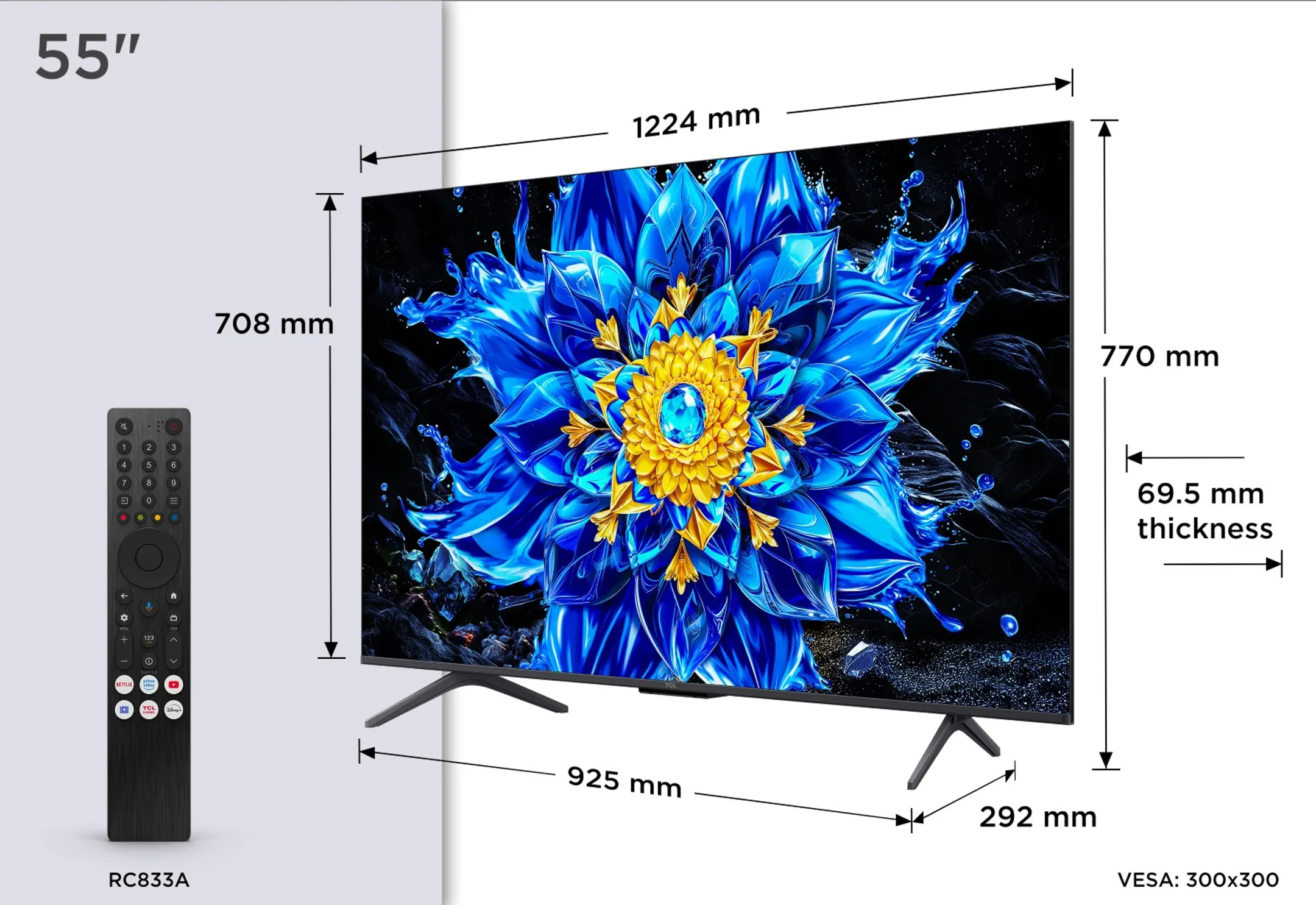 TV QD-Mini LED 4K 55P89L 55 zoll