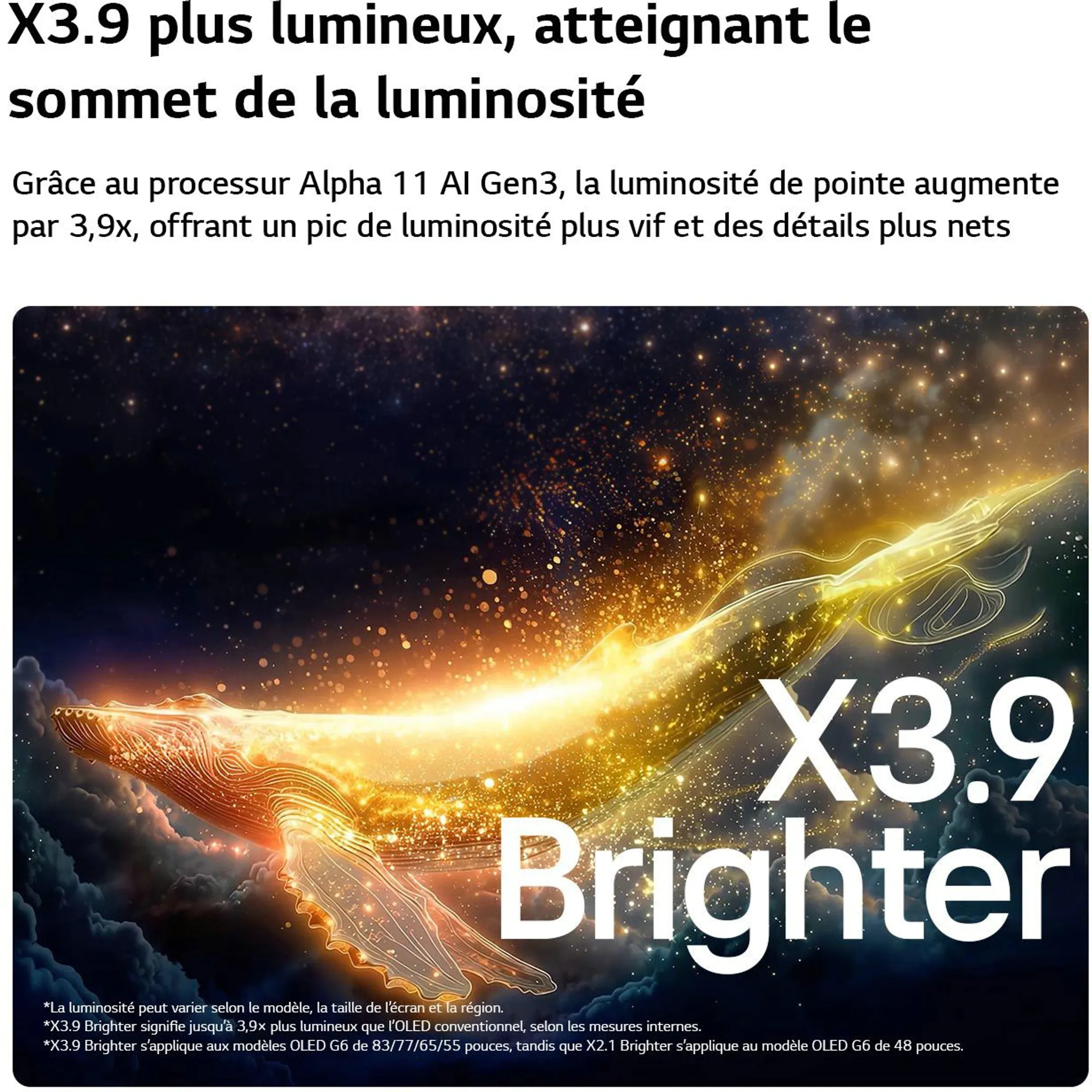 TV OLED evo AI 4K OLED77G67LW 77 pouces