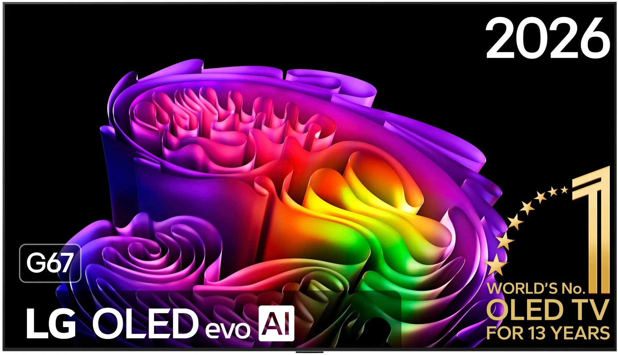 TV OLED evo AI 4K OLED55G67LW 55 inches