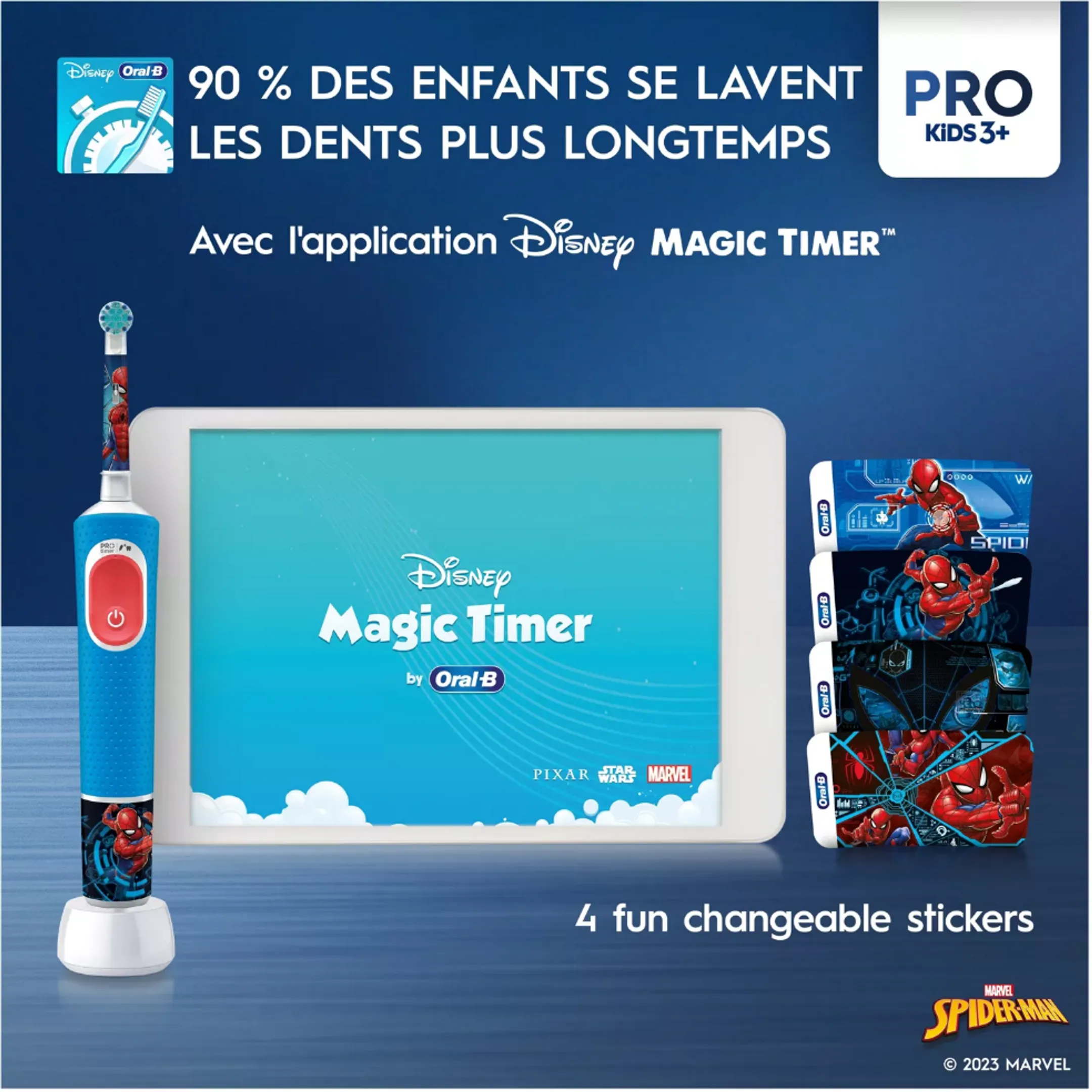 Elektrische Zahnbürste Vitality Pro Kids 3+ Spiderman