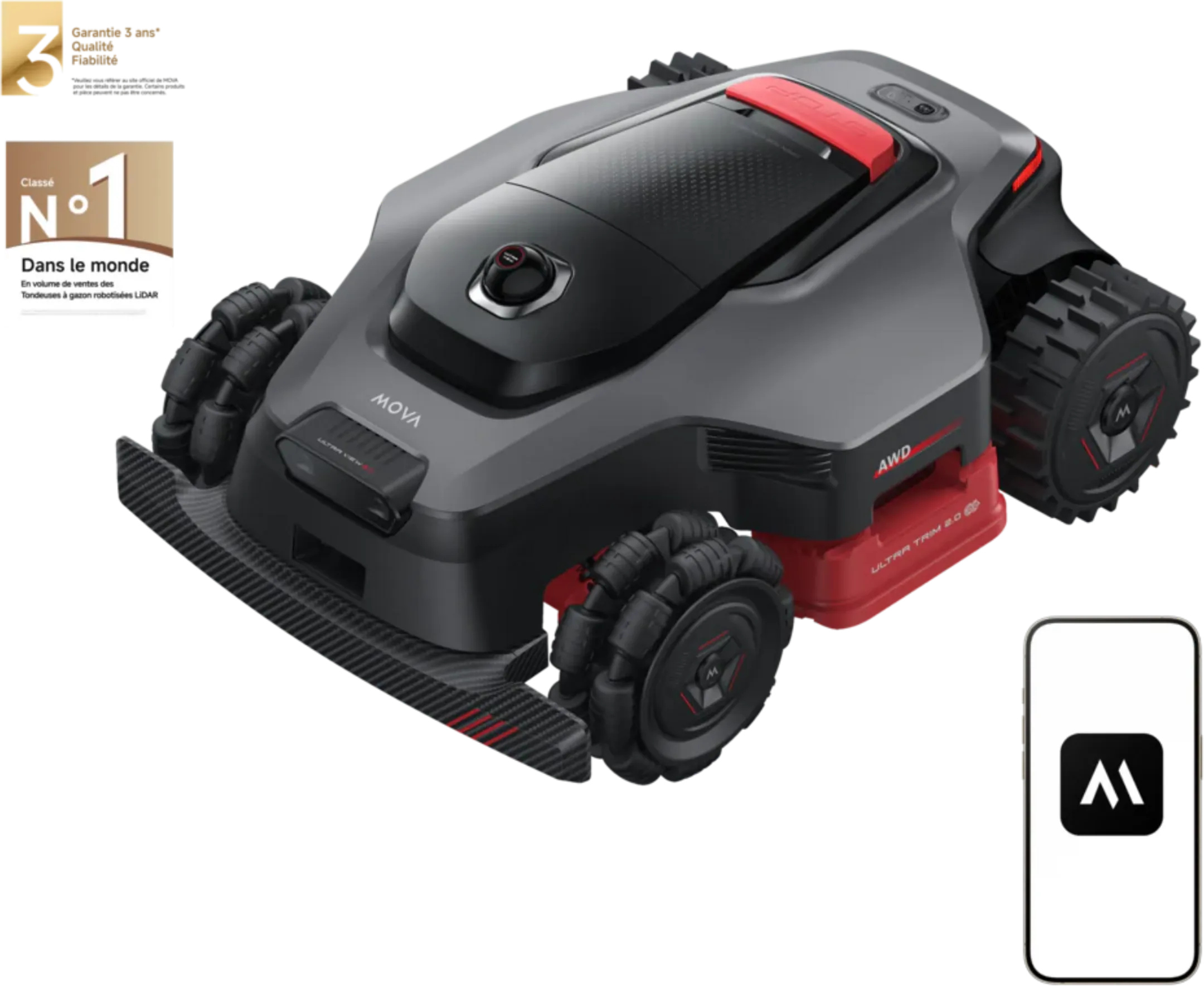 Robot lawnmower LiDAX Ultra AWD