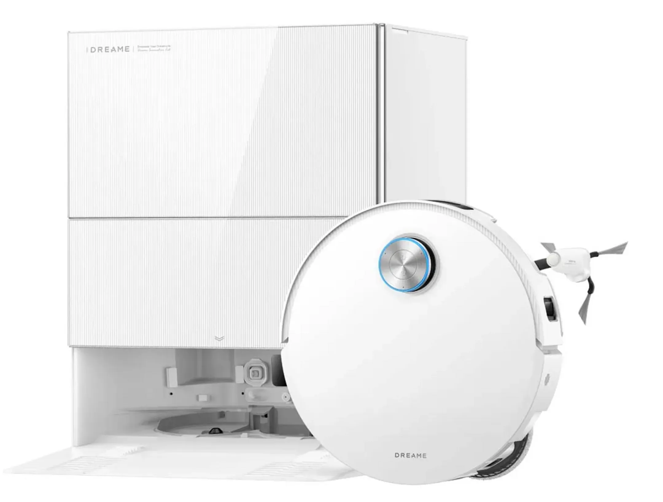 Robot aspirateur laveur X60 Pro Ultra Complete - Blanc