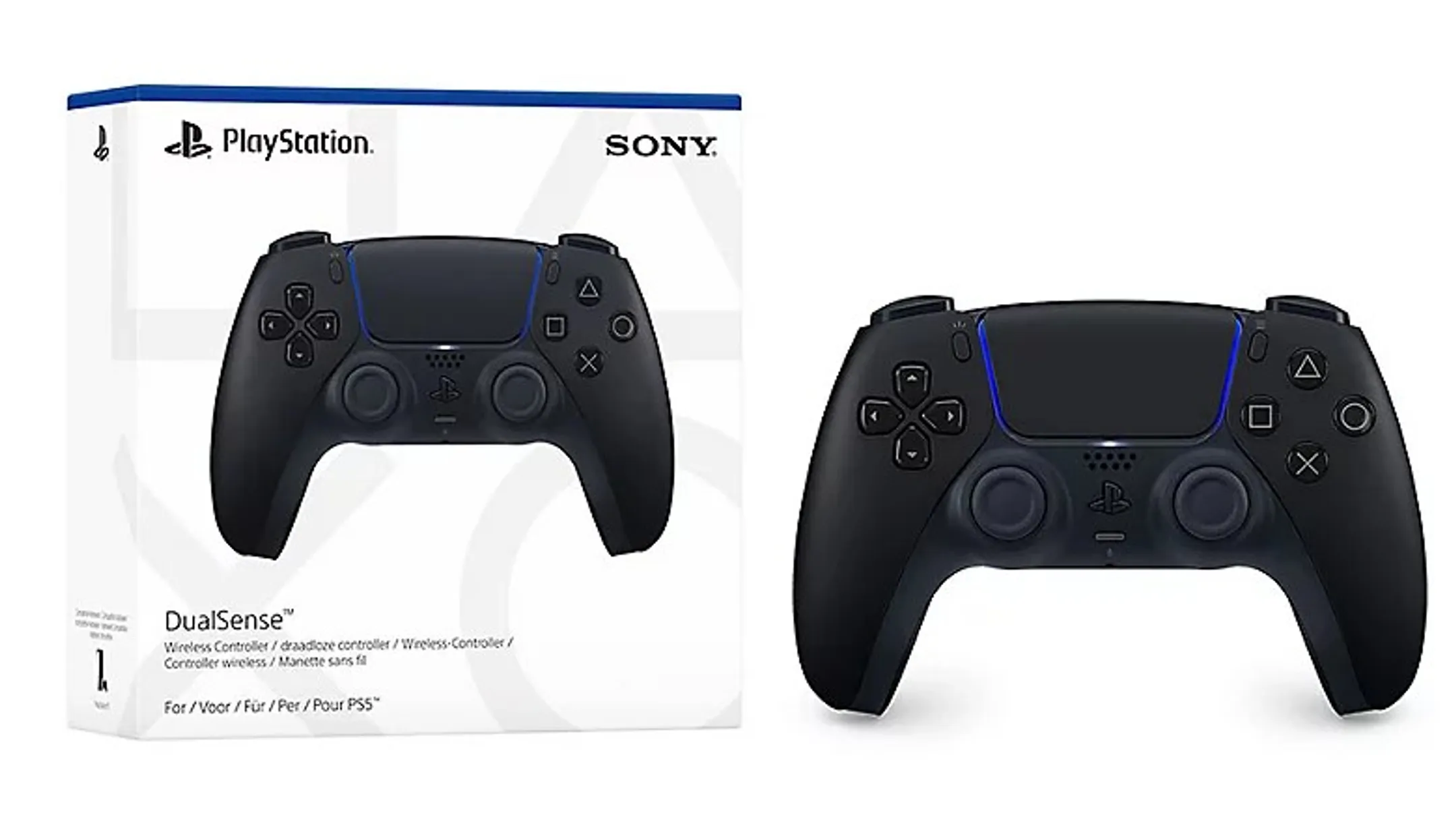 Manette sans fil DualSense PS5 & PC- Midnight Black
