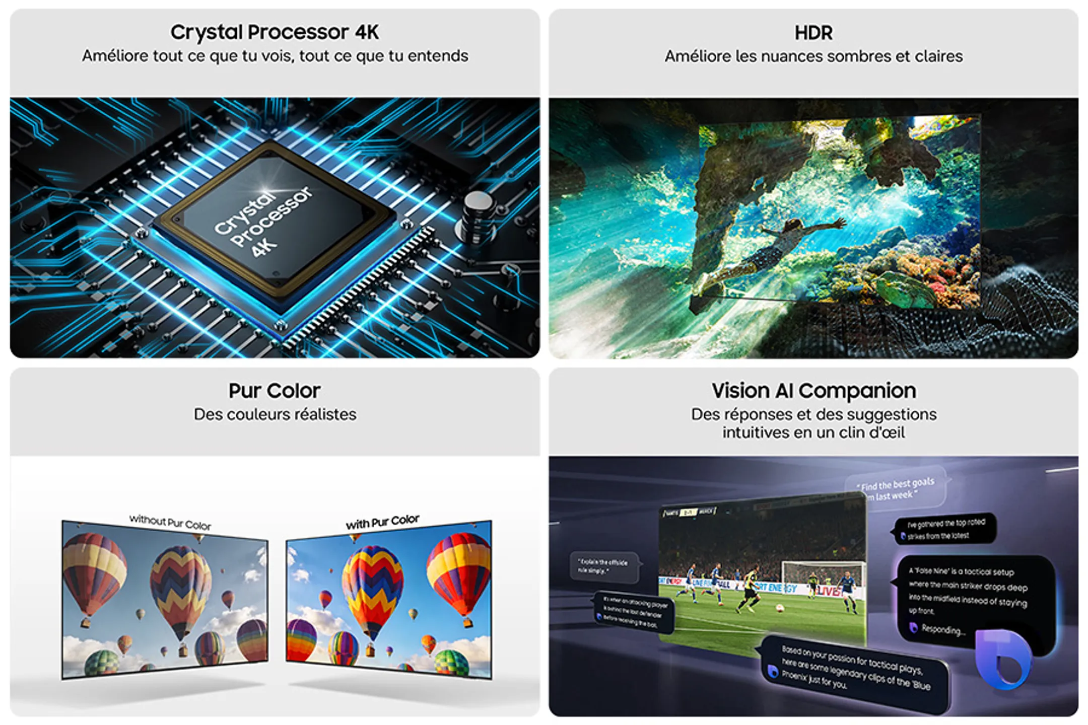 TV Crystal UHD 4K UE58U8090HUXXN 58 pouces