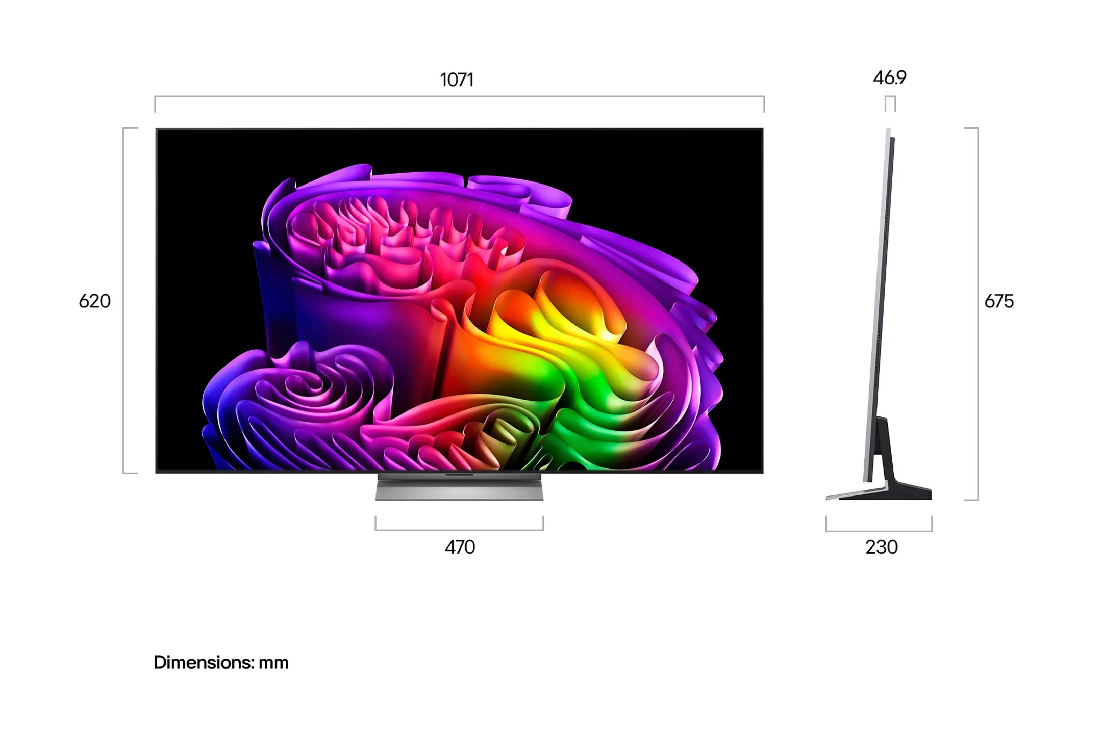 TV OLED evo AI 4K OLED48G69LS 48 inches