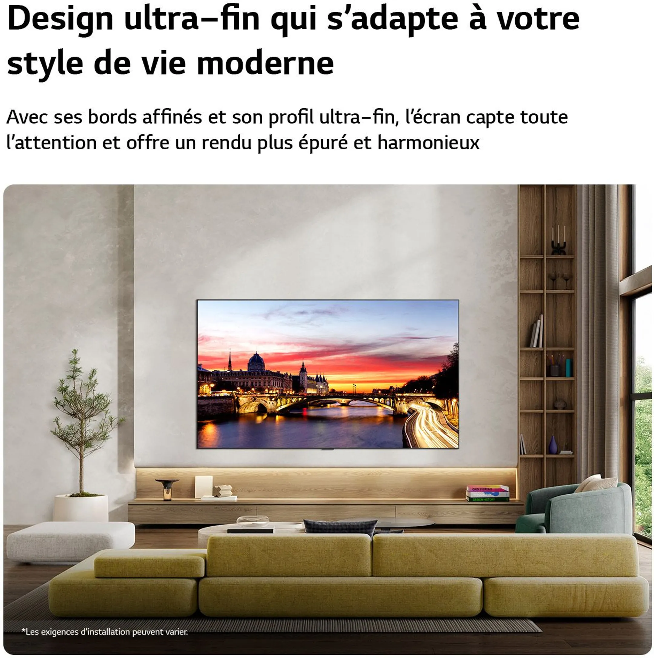 TV OLED evo AI 4K OLED83C69LB 83 pouces