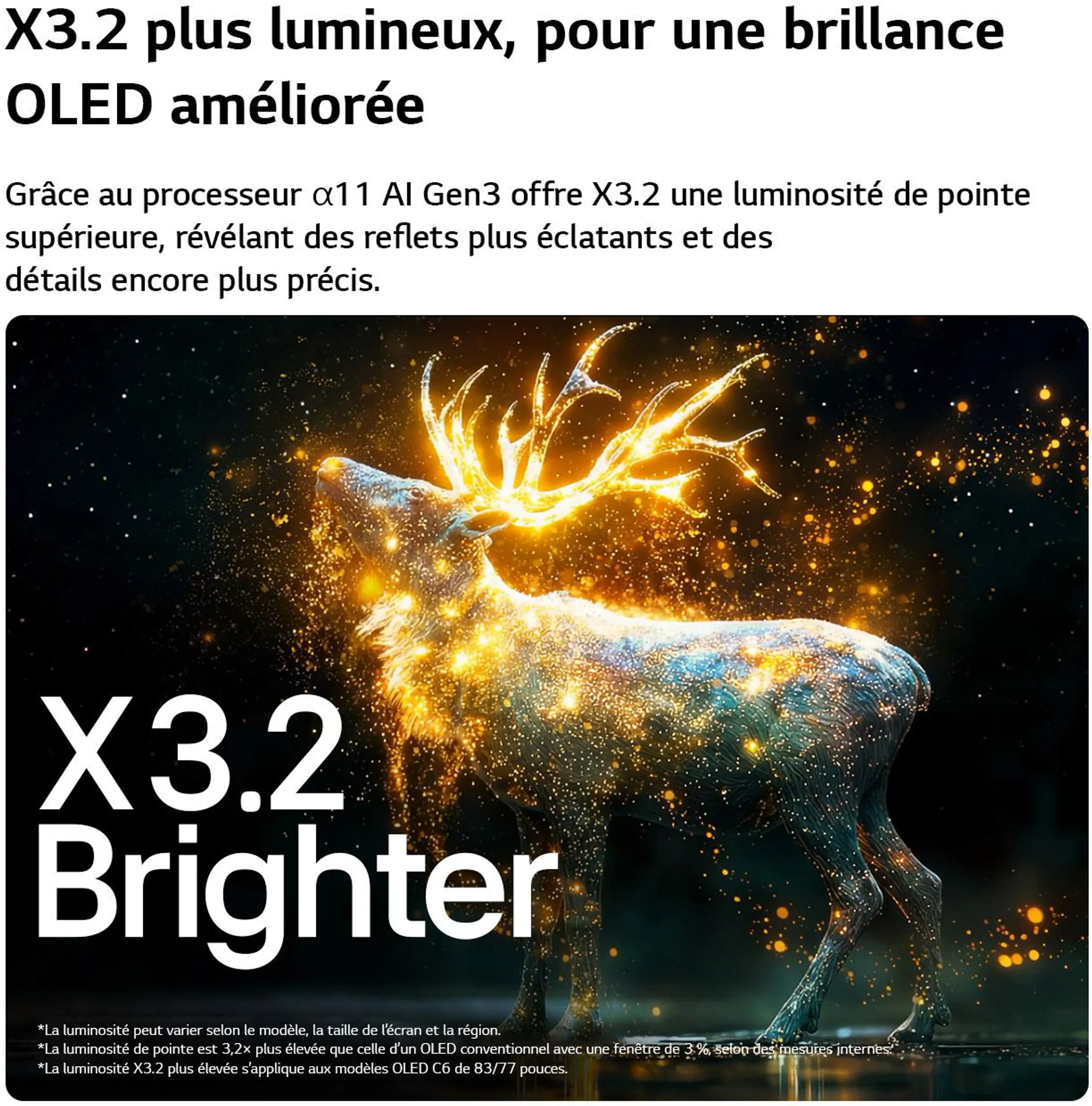 TV OLED evo AI 4K OLED77C69LB 77 pouces