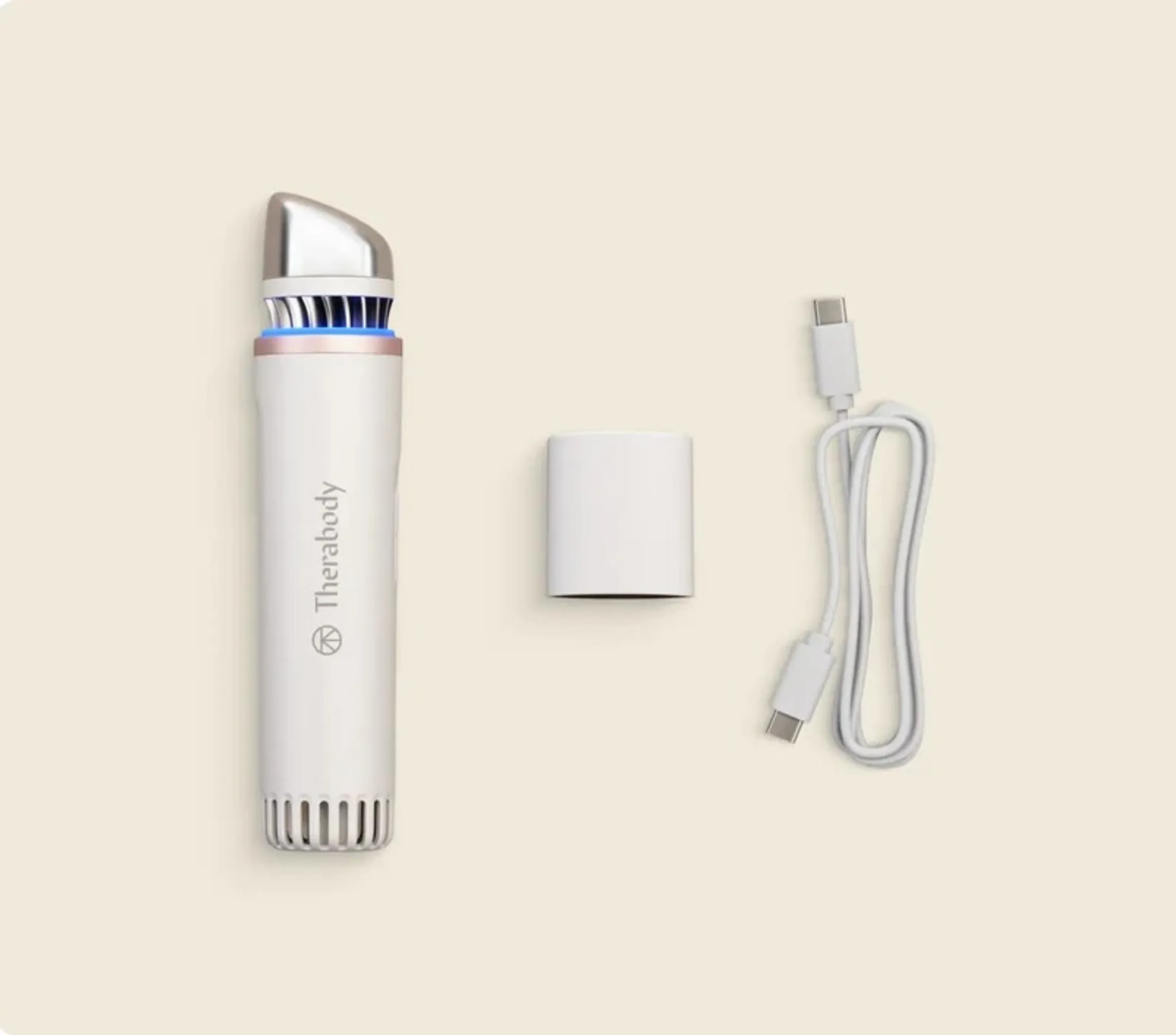 TheraFace Depuffing Wand - White