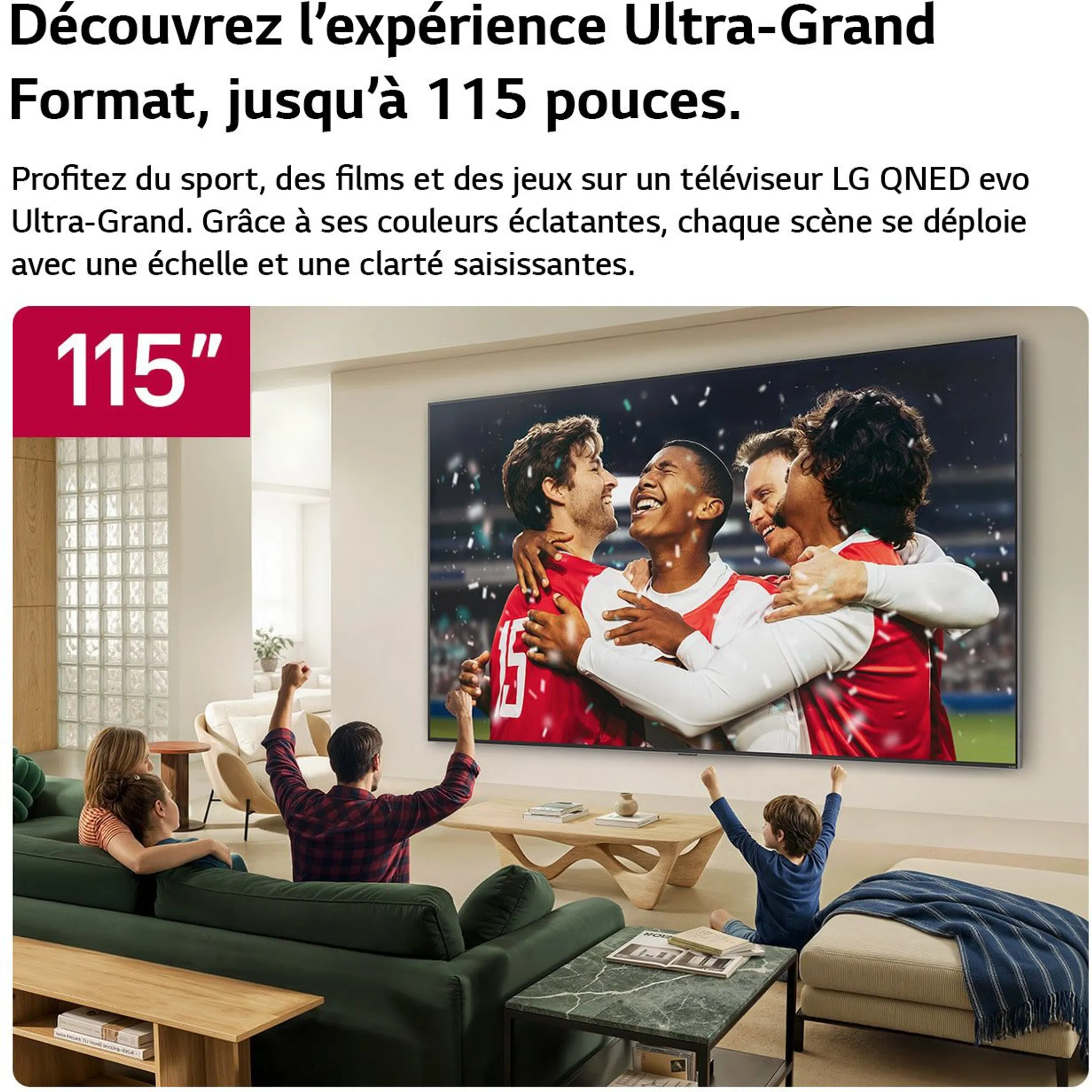 TV QNED evo AI Mini LED 4K 115QNED93B6 115 pouces