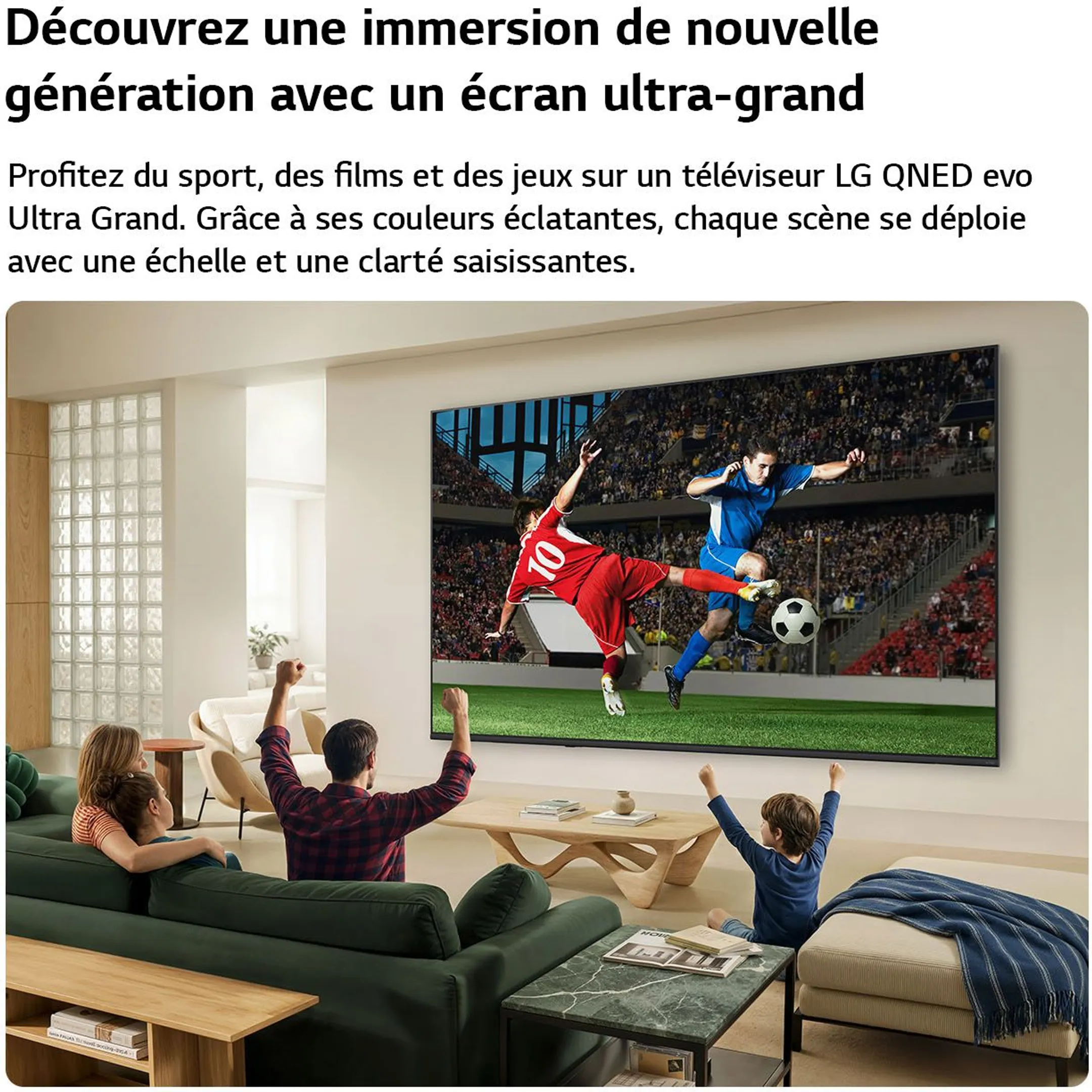 TV QNED AI Mini LED 4K 65QNED72B6B 65 pouces