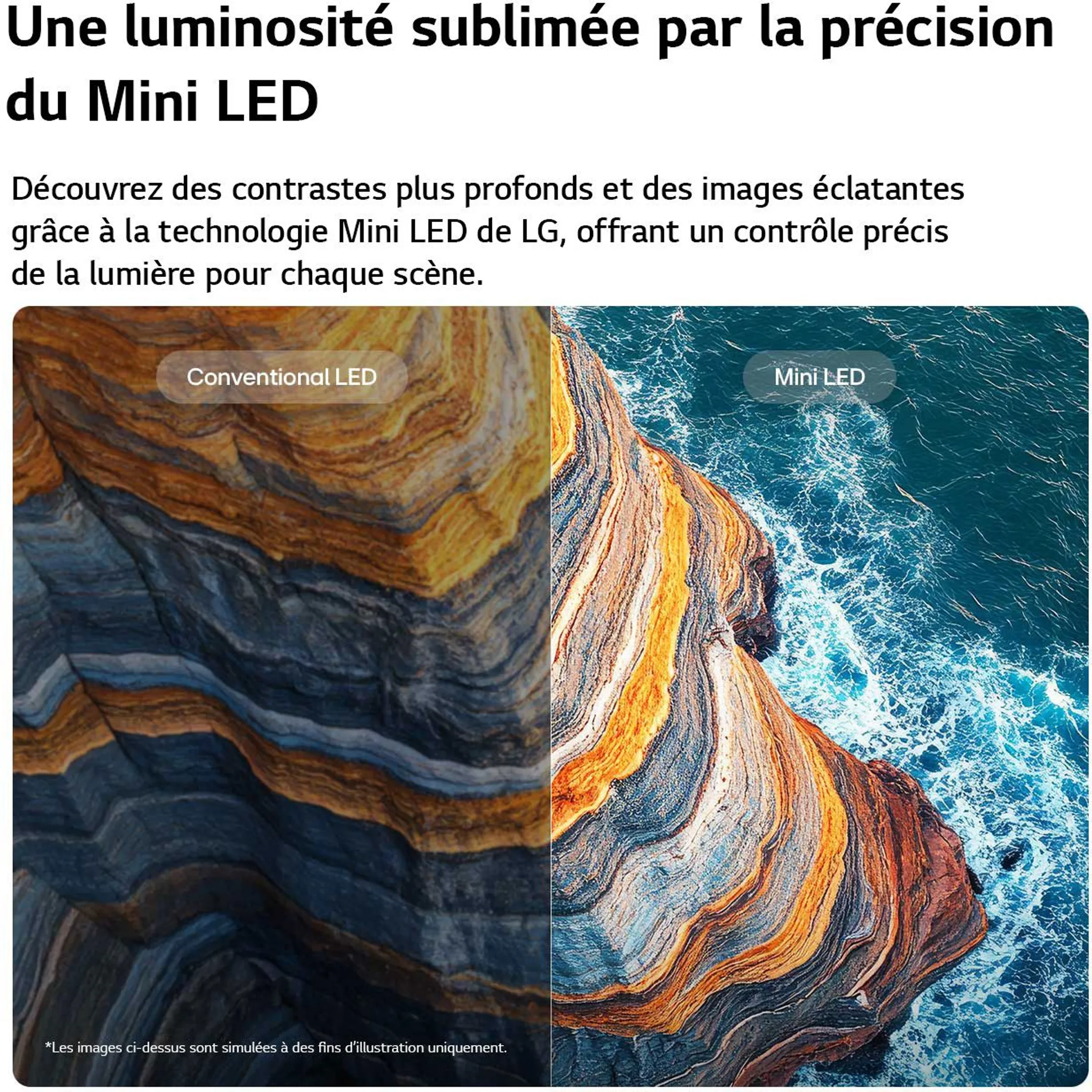 TV QNED AI Mini LED 4K 65QNED72B6B 65 pouces