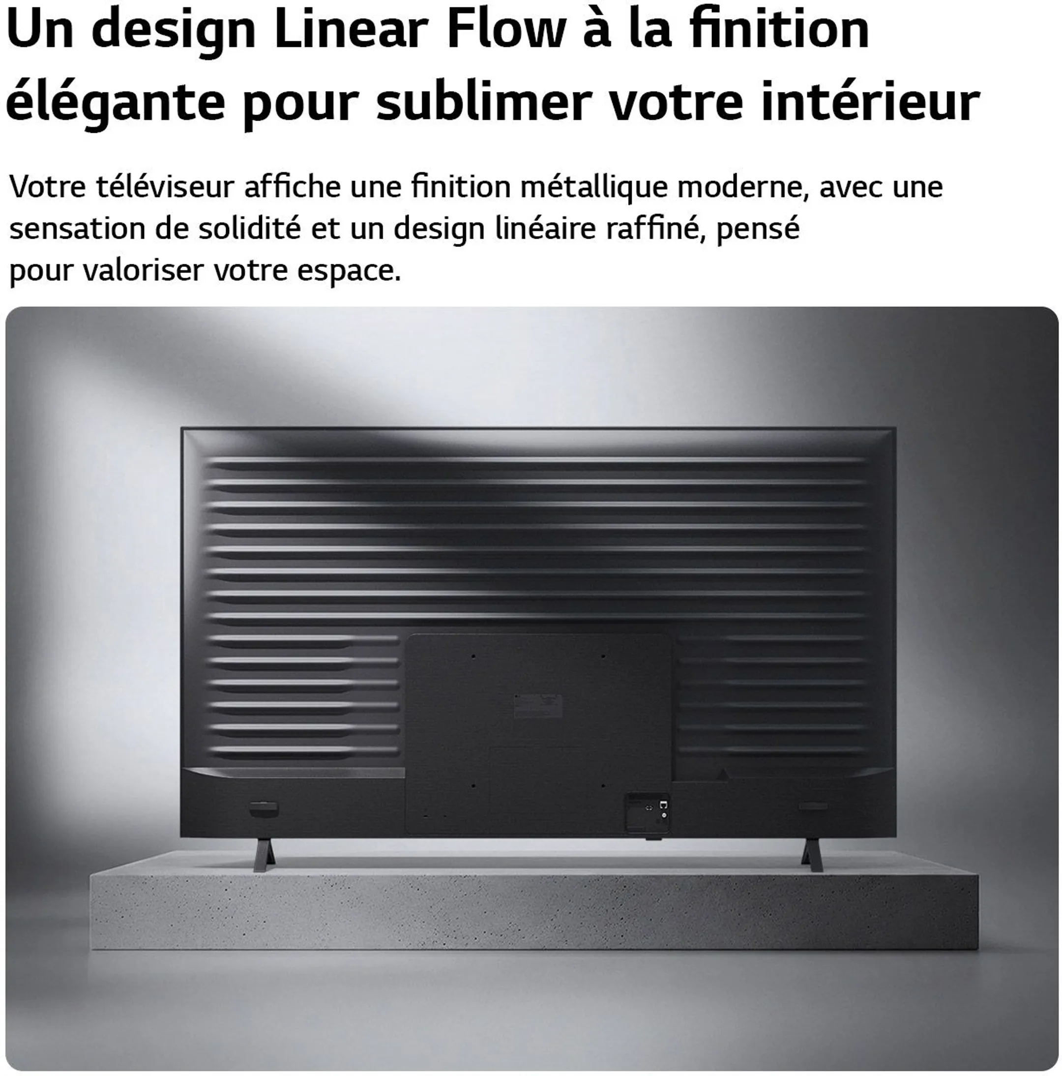 TV QNED AI Mini LED 4K 65QNED72B6B 65 pouces