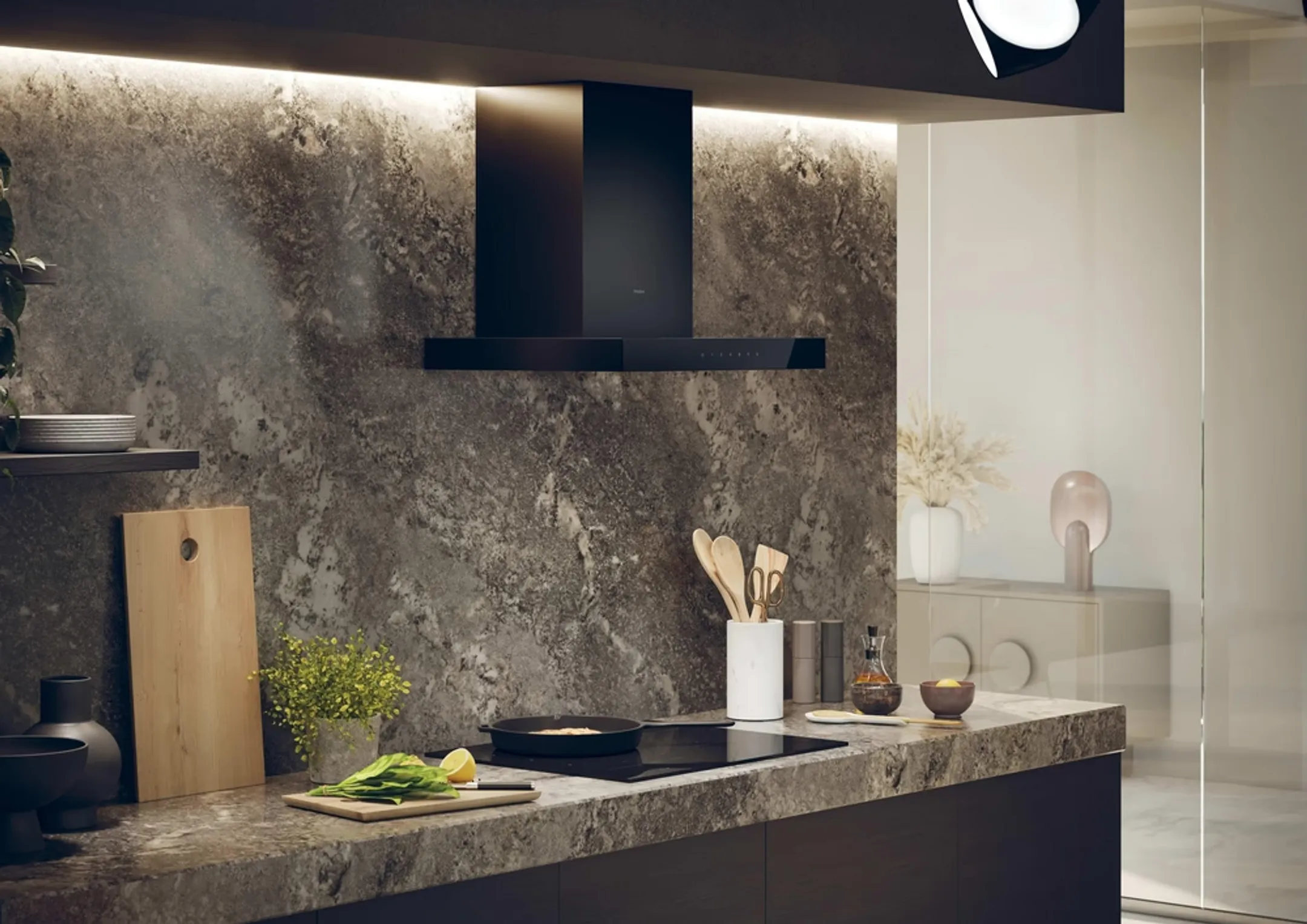 Wall-mounted cooker hood ID Feel HATS6BCS6BVOC