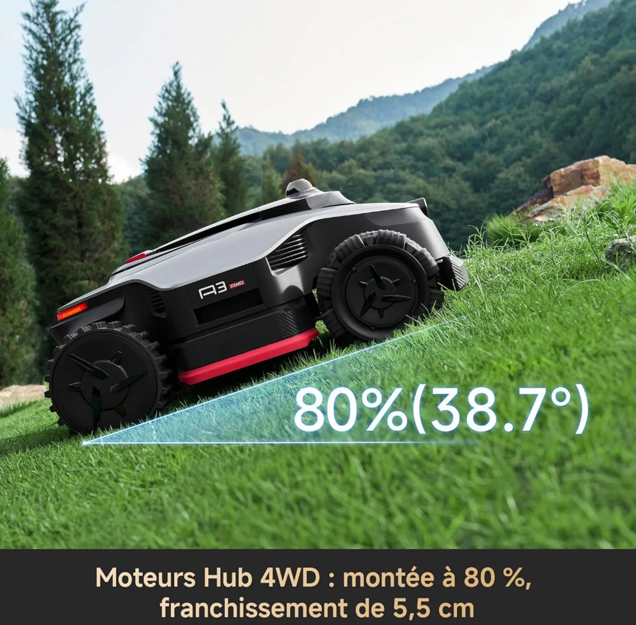 Robotic lawnmower A3 AWD Pro 3500