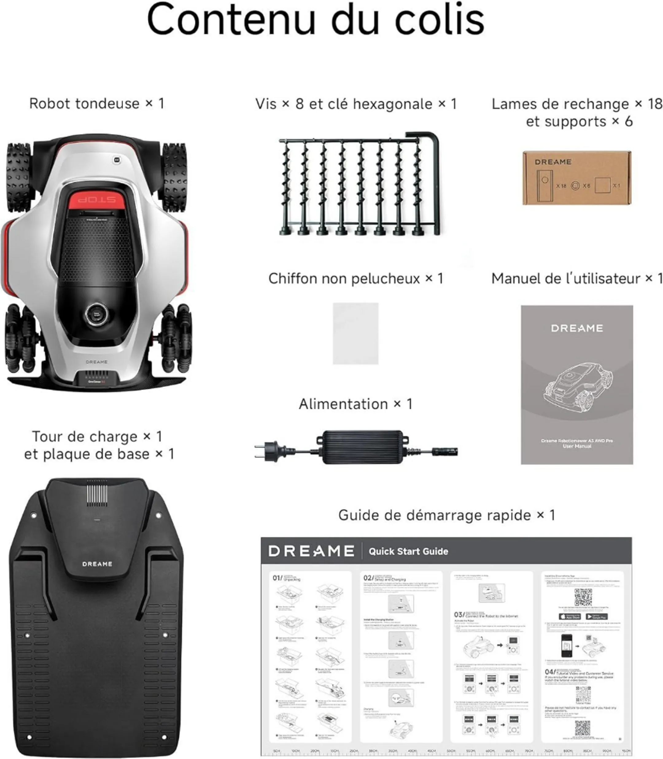 Robotic lawnmower A3 AWD Pro 3500