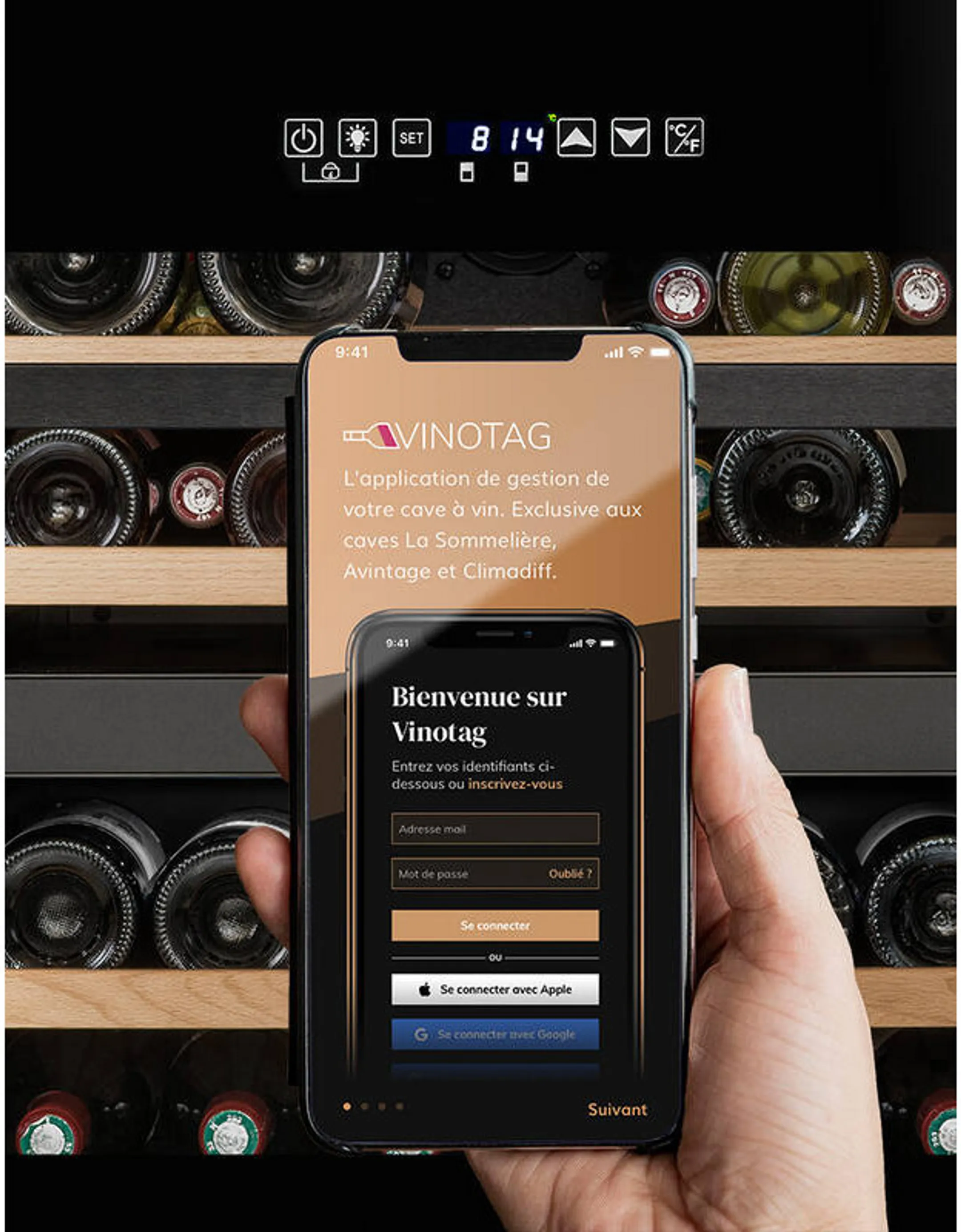 Built-in wine cooler LSBI36BDZ2 36 bottles