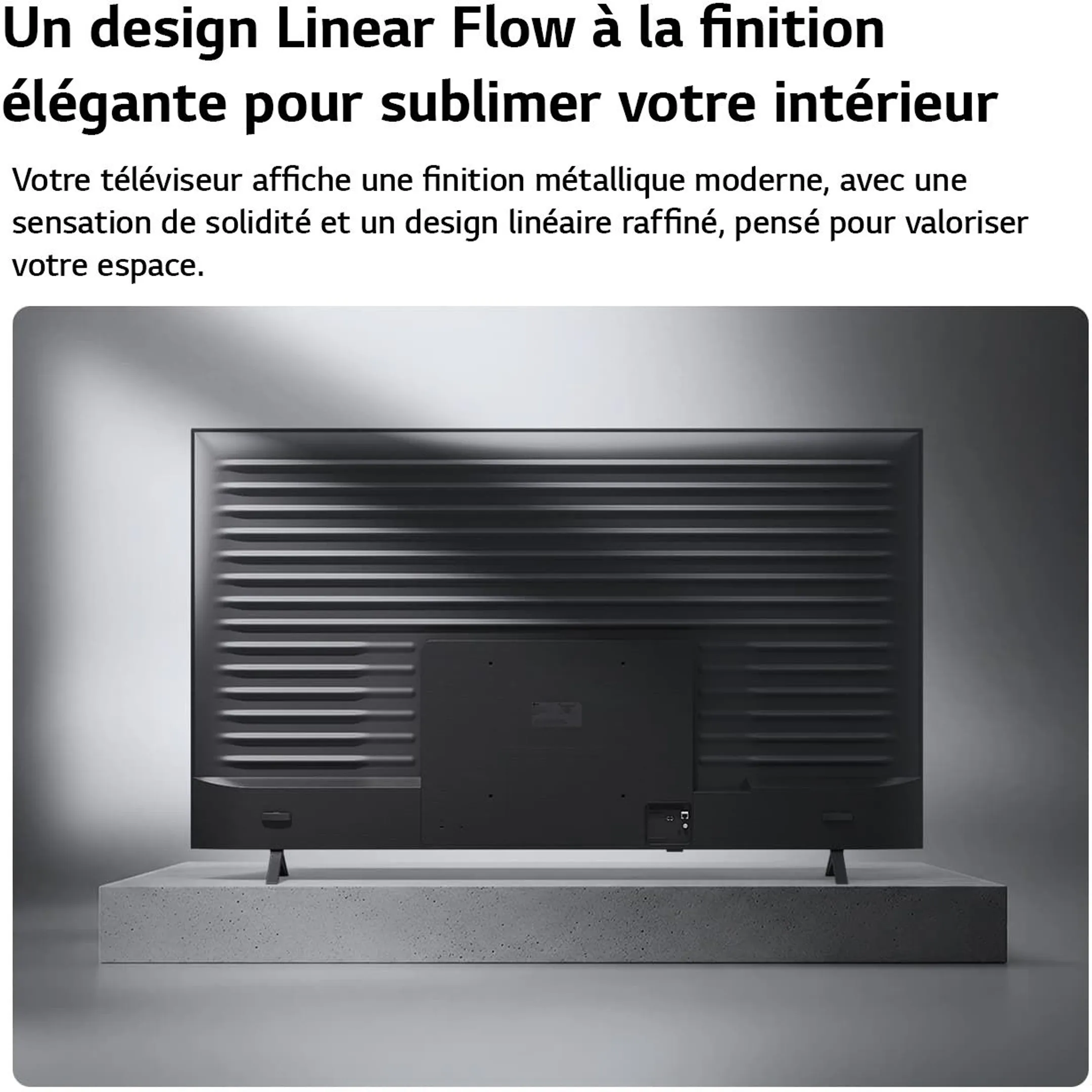 TV Nano 4K UHD AI 75NU850B6LA 75 pouces