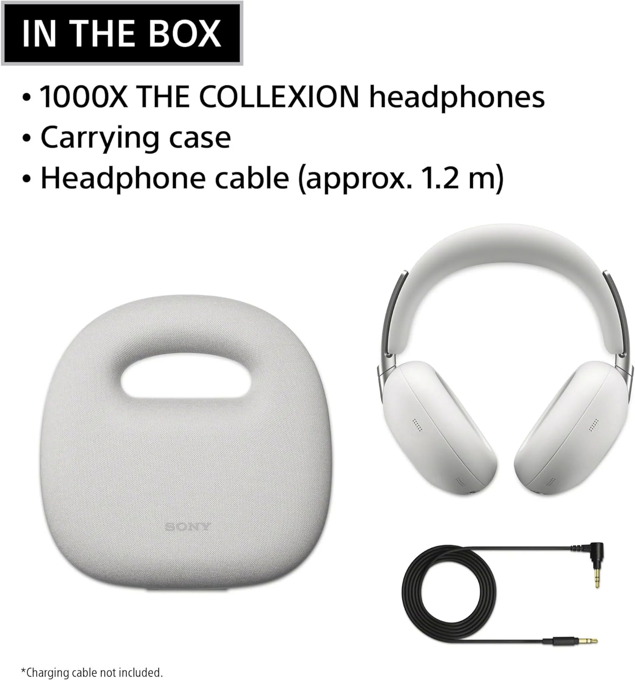 Wireless Headphones The Collexion WH-1000X White