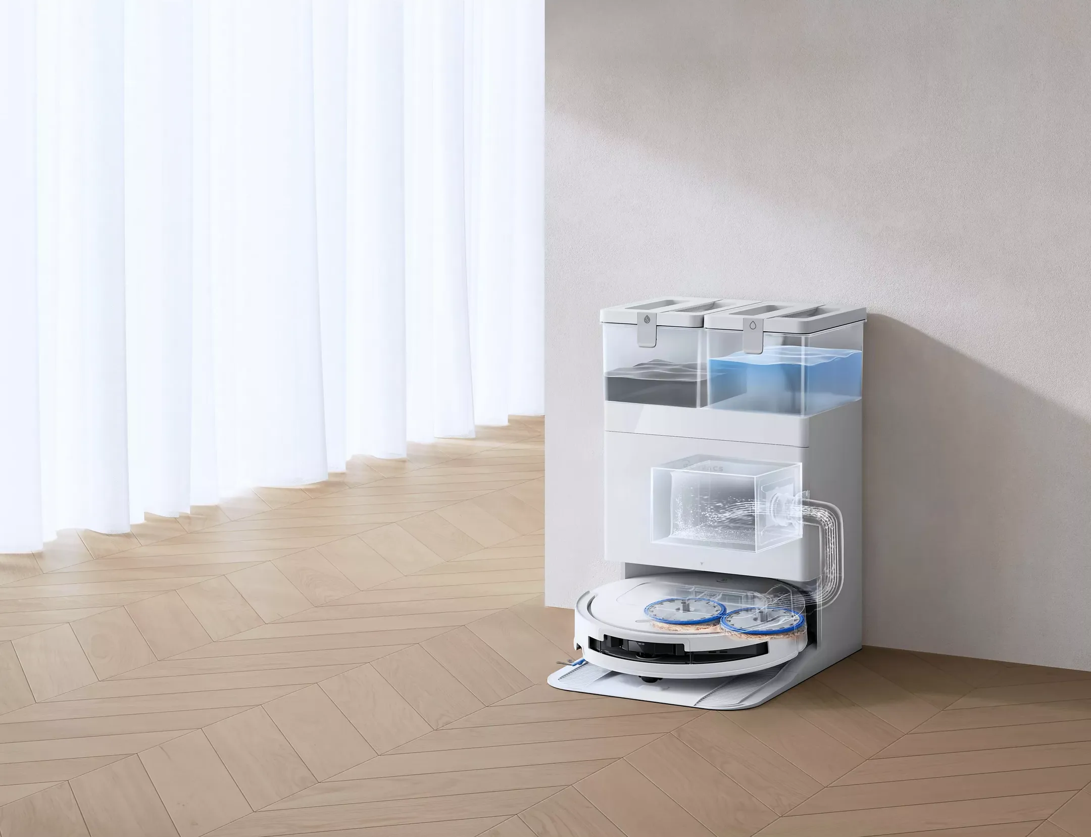 Robot aspirateur laveur Deebot T50 Omni Gen3 Noir