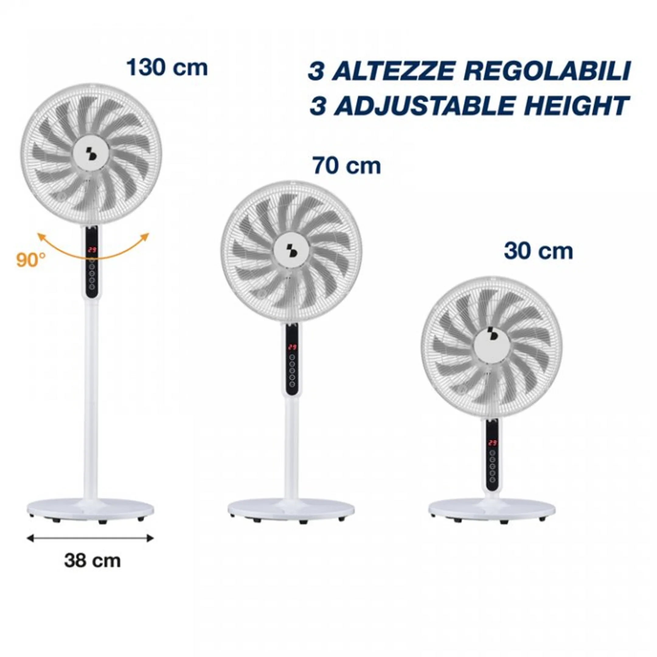 Ventilateur Deluxe Trio Floor P206VEN154