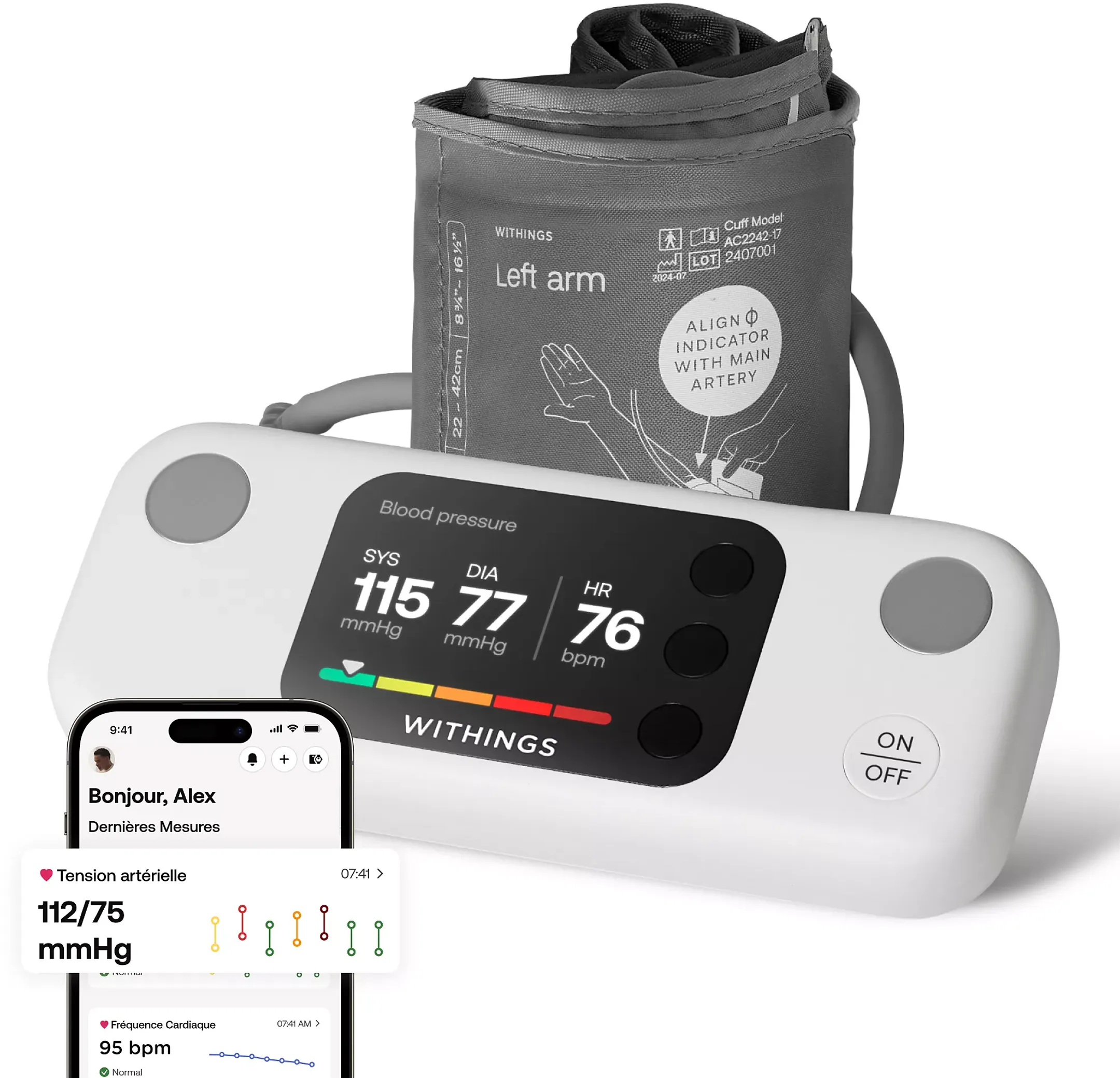 Tensiomètre connecté BPM Vision