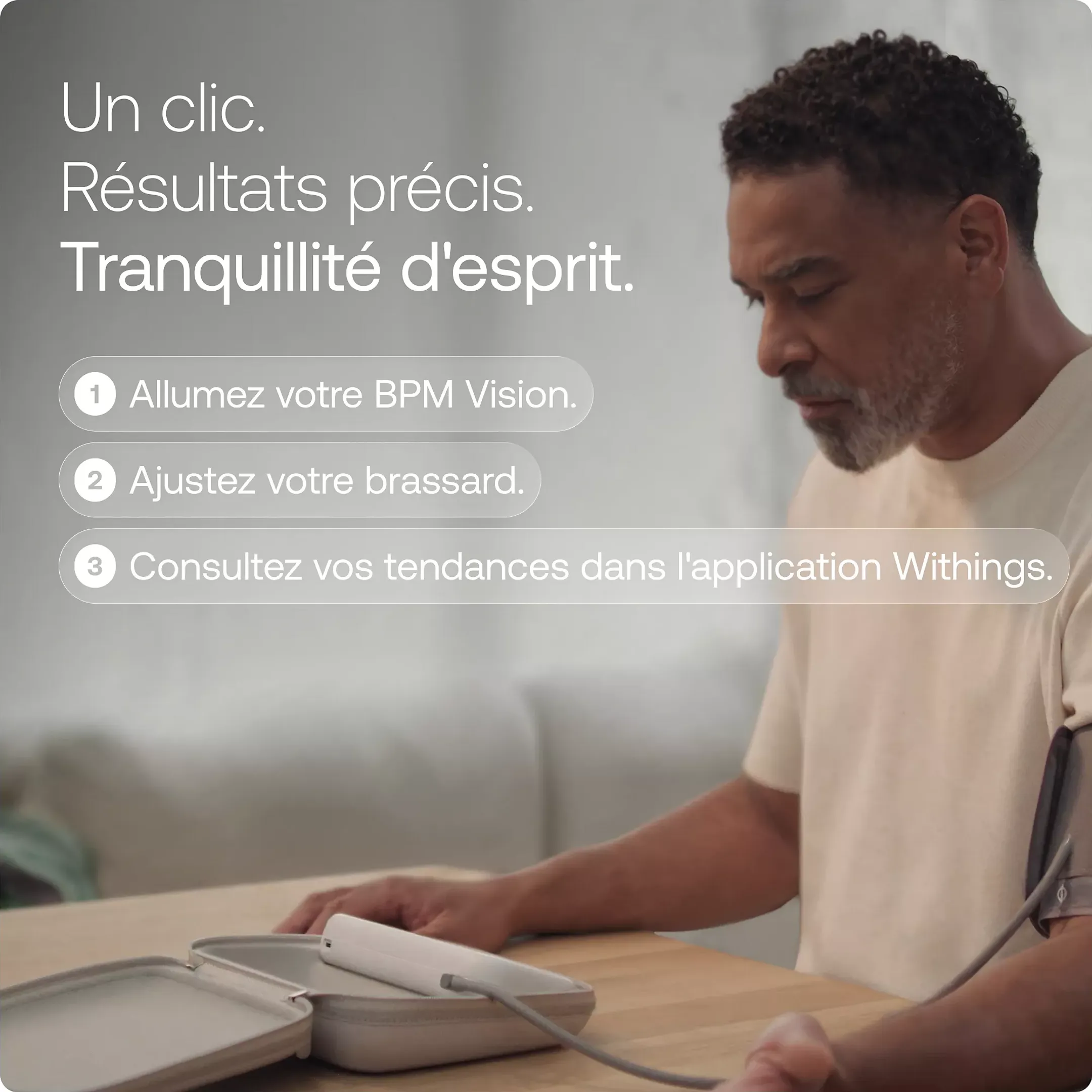 Tensiomètre connecté BPM Vision