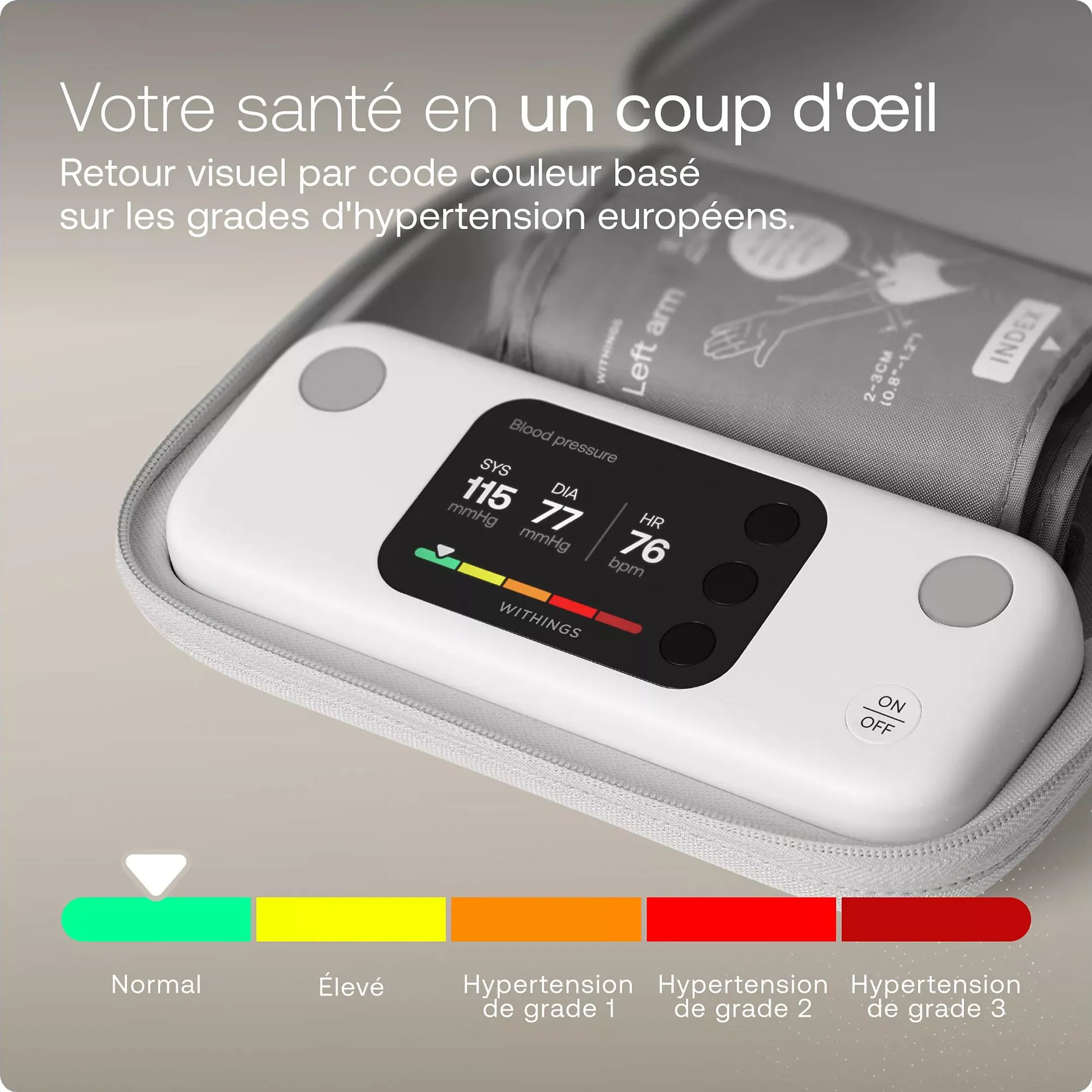 Tensiomètre connecté BPM Vision