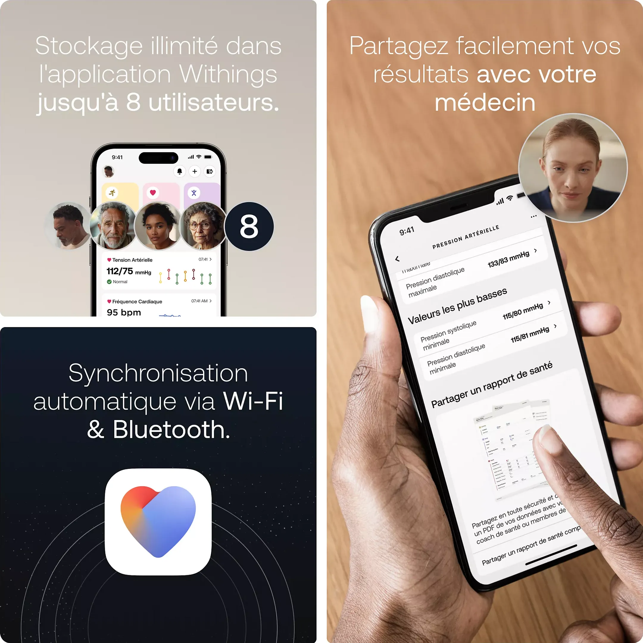 Tensiomètre connecté BPM Vision