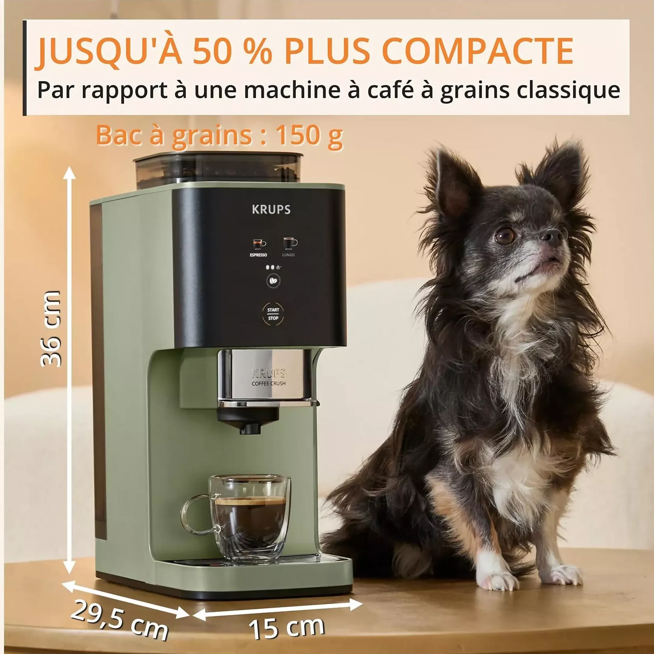 Automatic Espresso Machine Coffee Crush SA401LE0