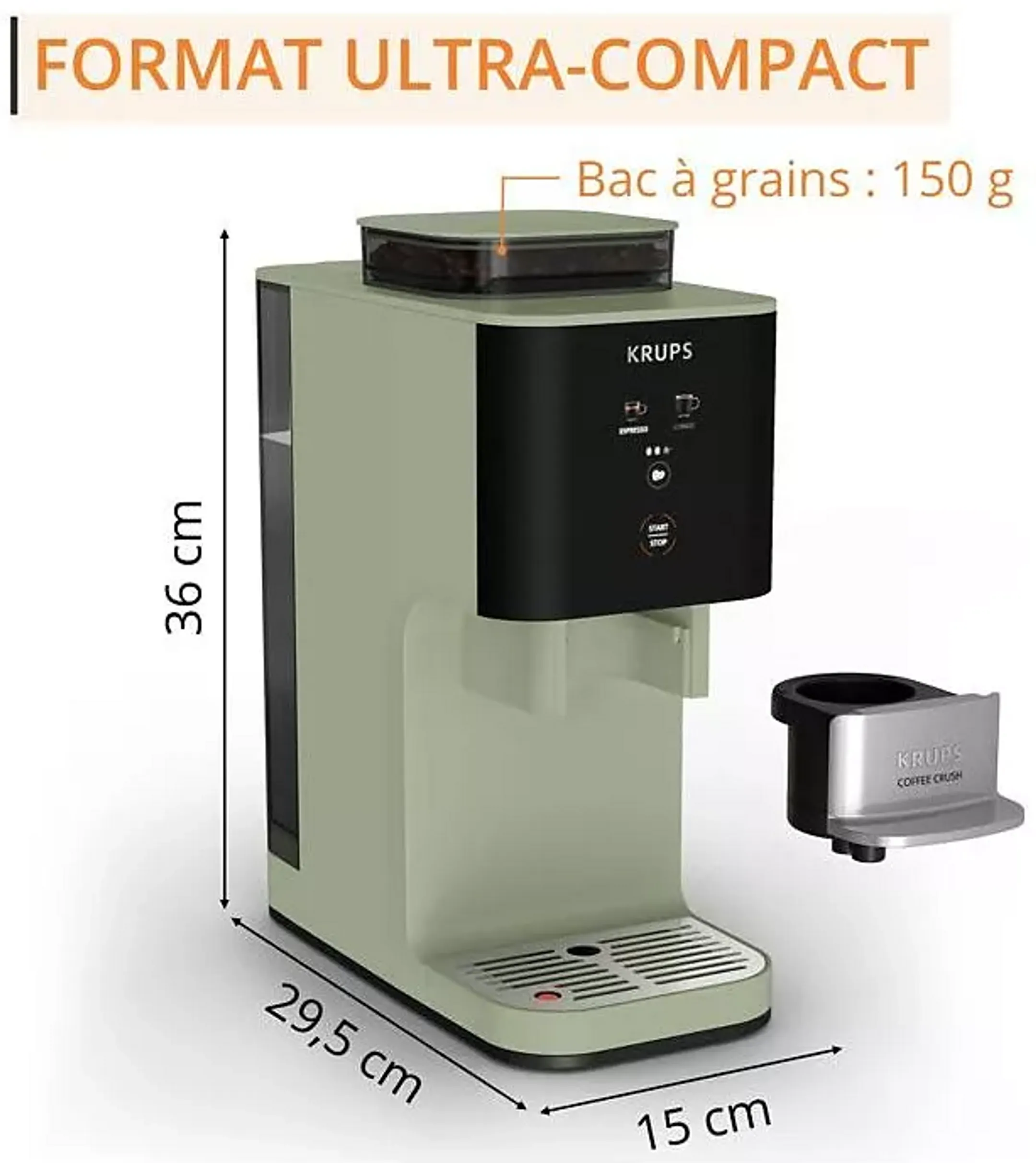 Automatic Espresso Machine Coffee Crush SA401LE0