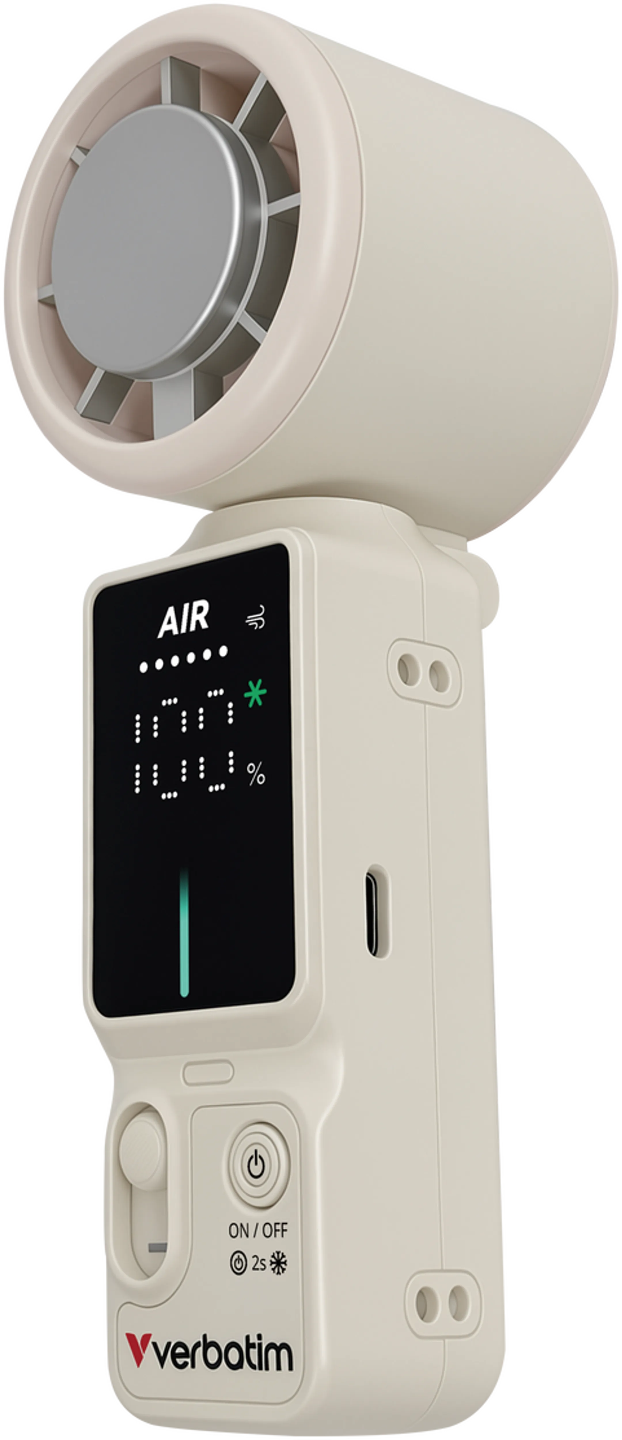 Ventilateur portable Cool 'n' Go Ice Touch Pro Blanc