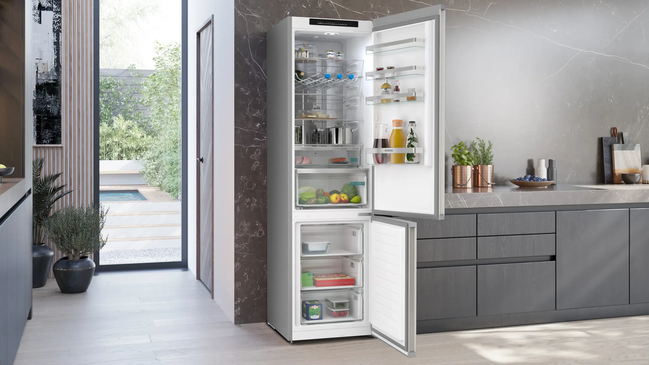 Combi frigo congélateur iQ300 KG39NVIBG