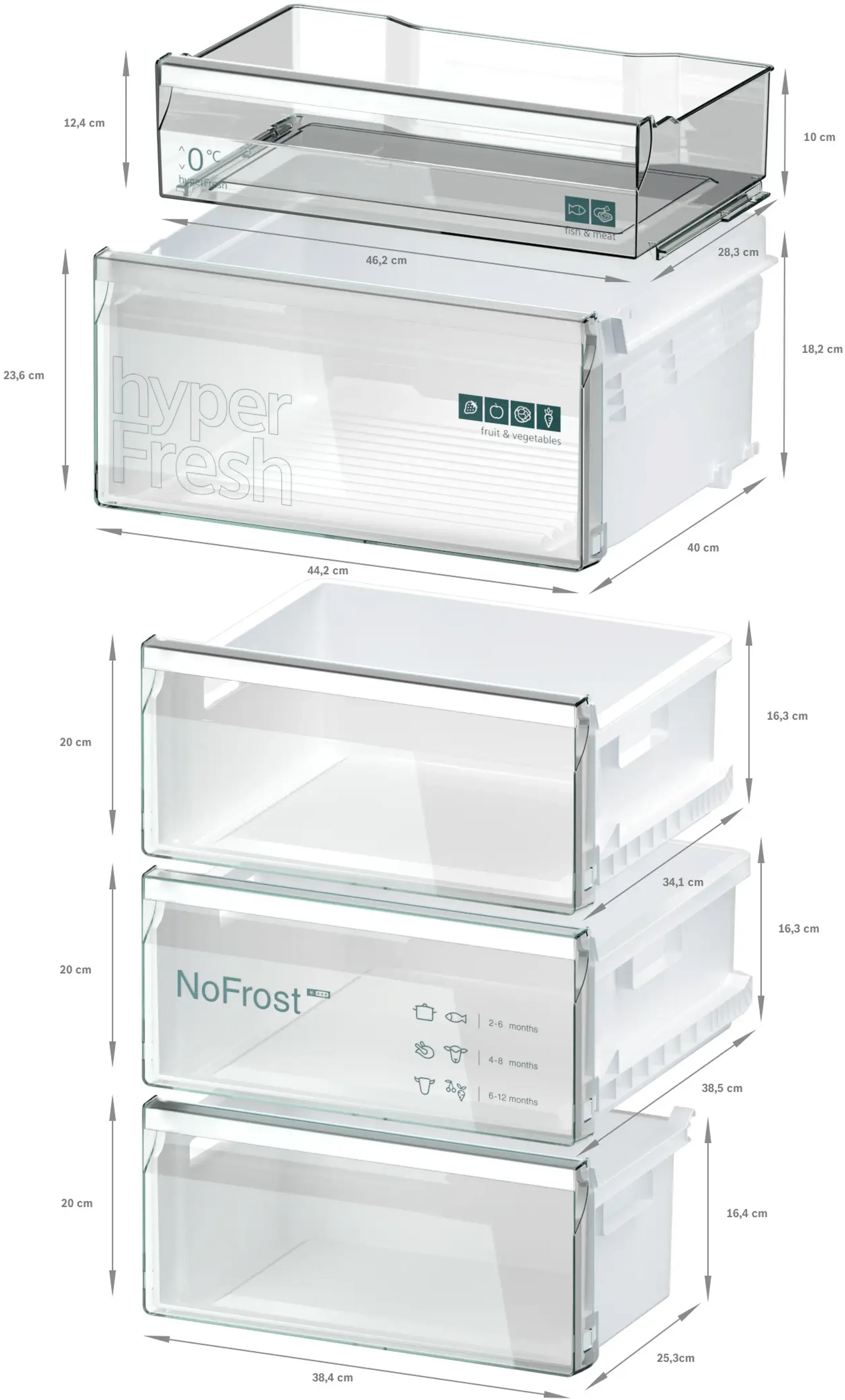 Combi frigo congélateur iQ300 KG39NVIBG