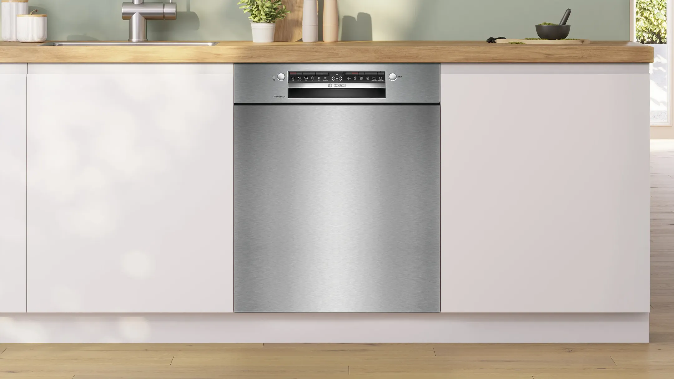 Semi-built-in dishwasher Serie 4 SMU4EVS08E