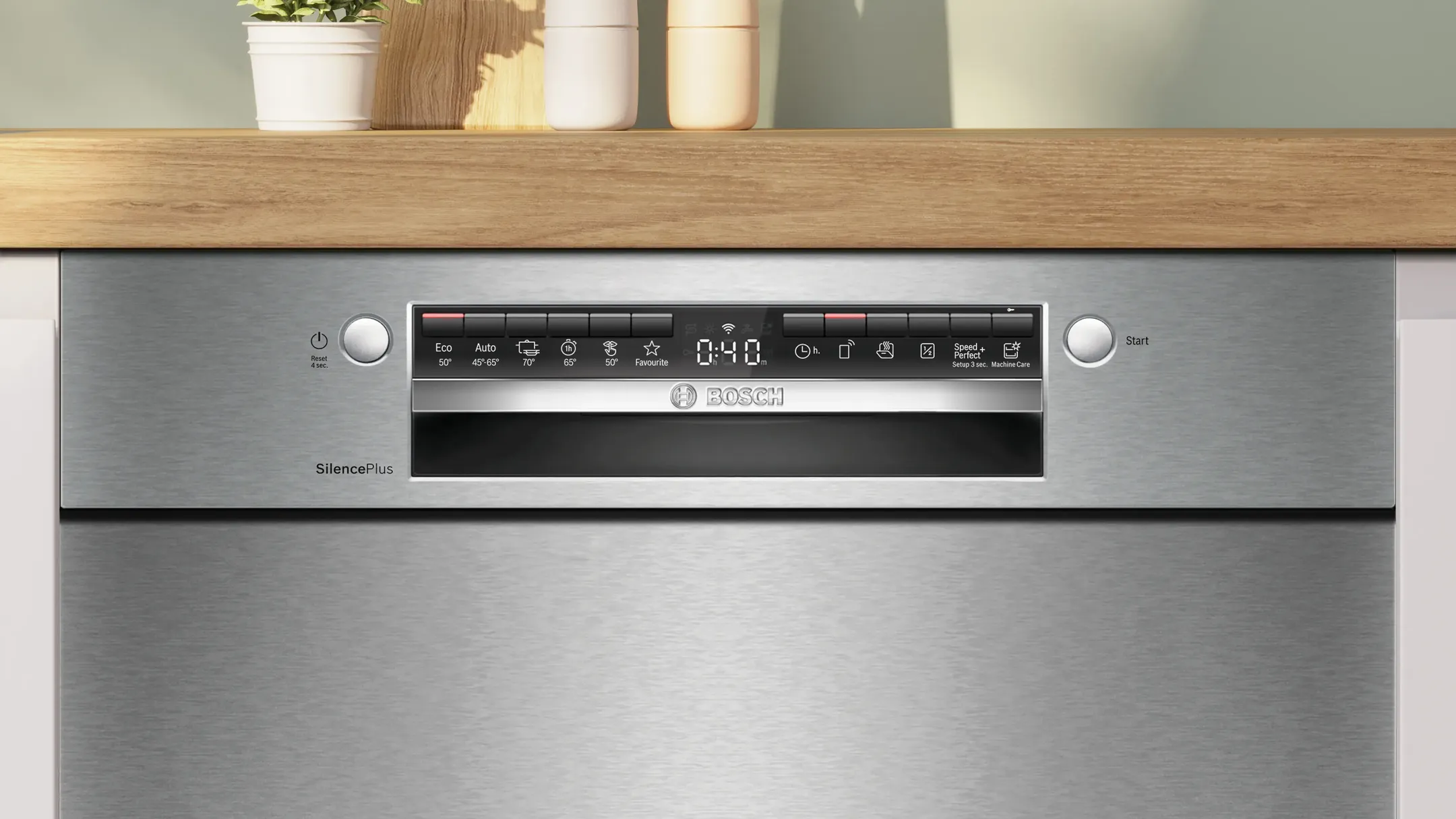 Semi-built-in dishwasher Serie 4 SMU4EVS08E
