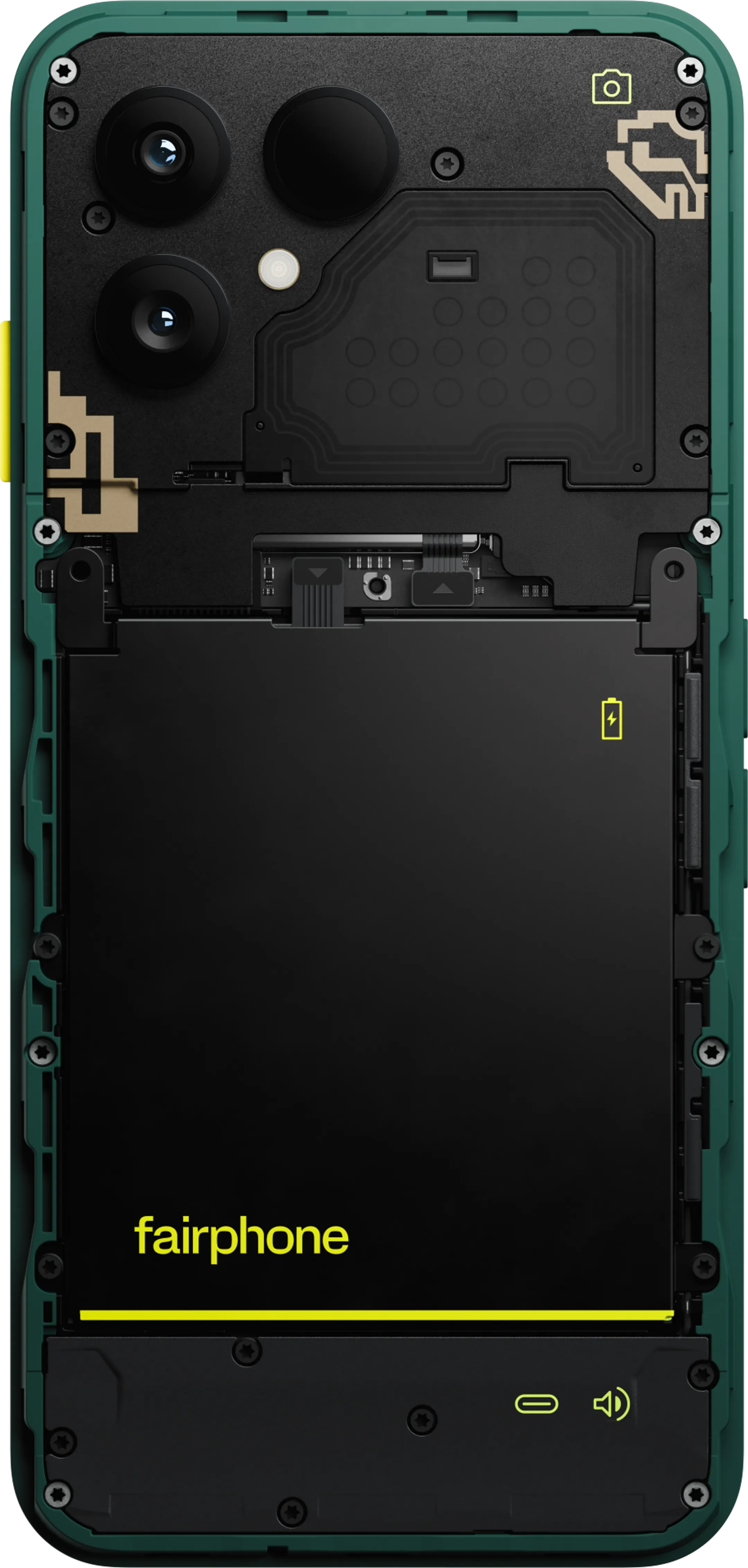 Smartphone The Fairphone (Gen. 6+) 256Go Forest Green