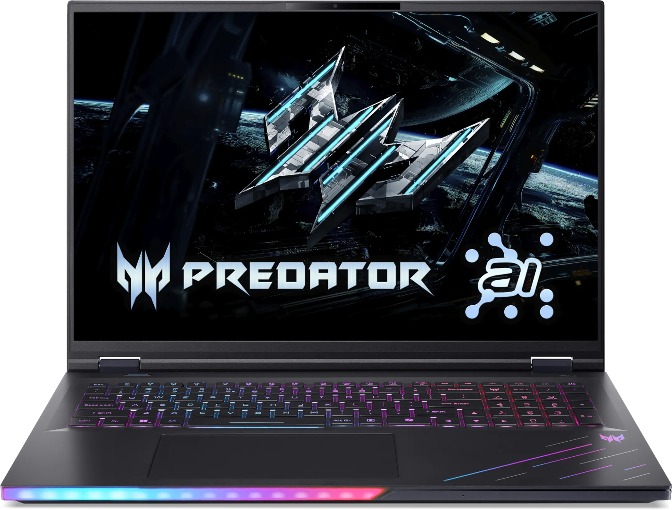 Laptop Gaming 18" Predator Helios 18 AI Ultra 9 64Go 3To RTX 5080 Qwertz PH18-73-9462