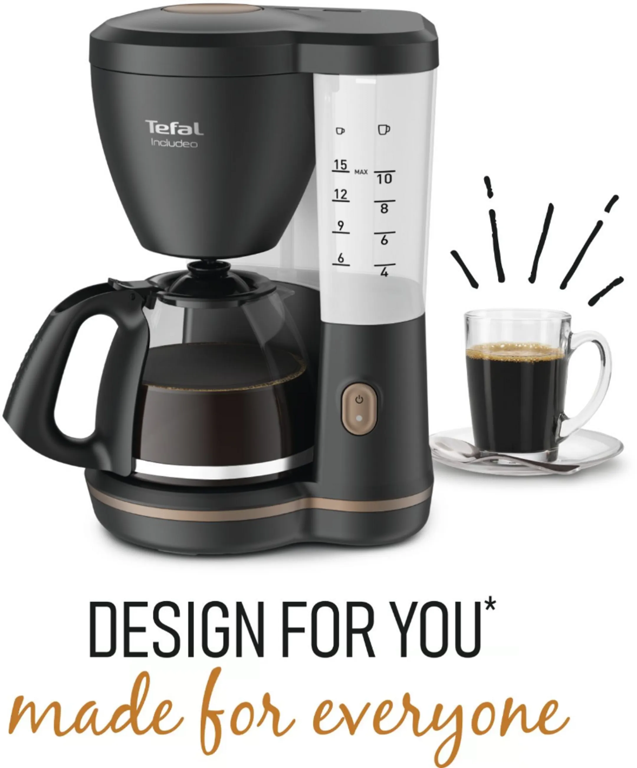 Cafetière filtre Includeo CM533811