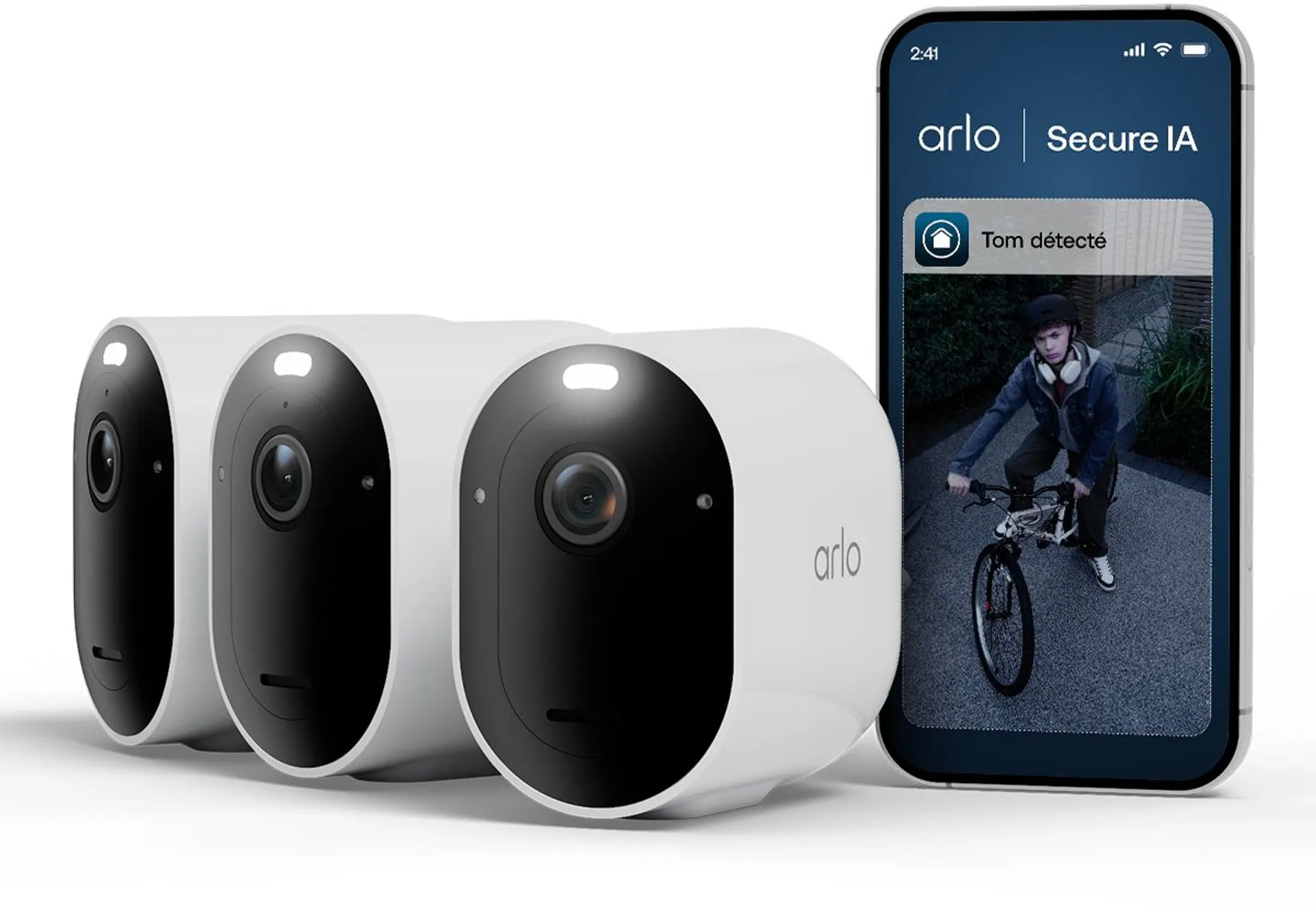 Caméra de surveillance Pro 6 2K+ 3 pièces