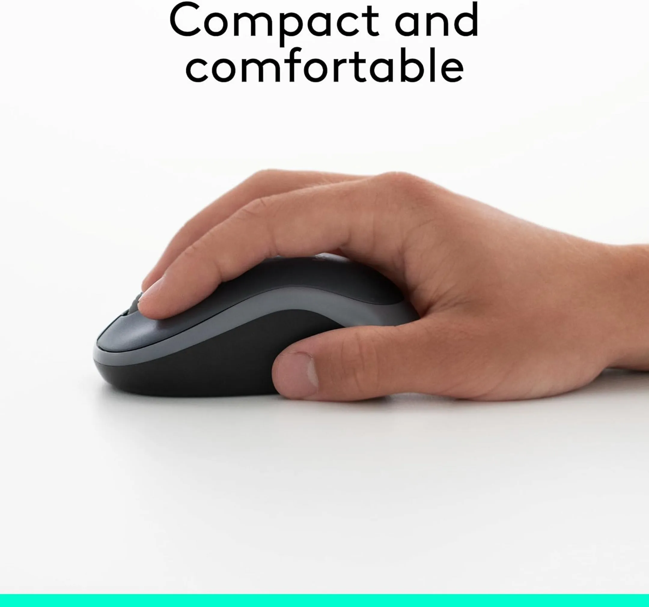 Wireless Mouse M185 Swift Grey