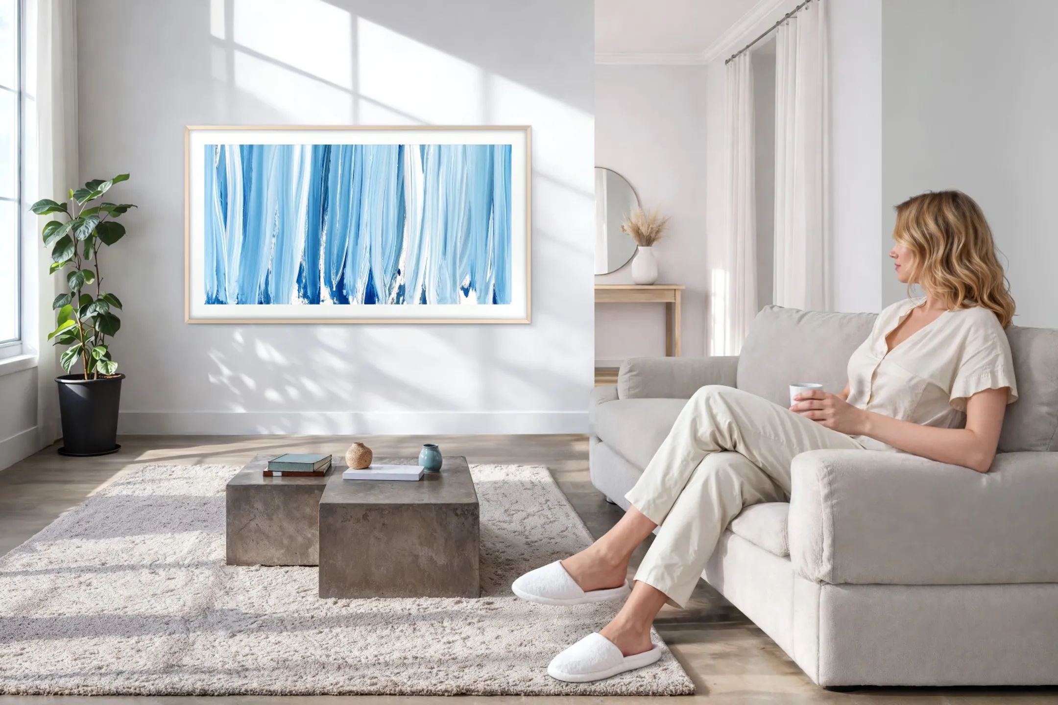 TV Neo QLED 4K The Frame Pro QE55LS03HWUX 55 pouces