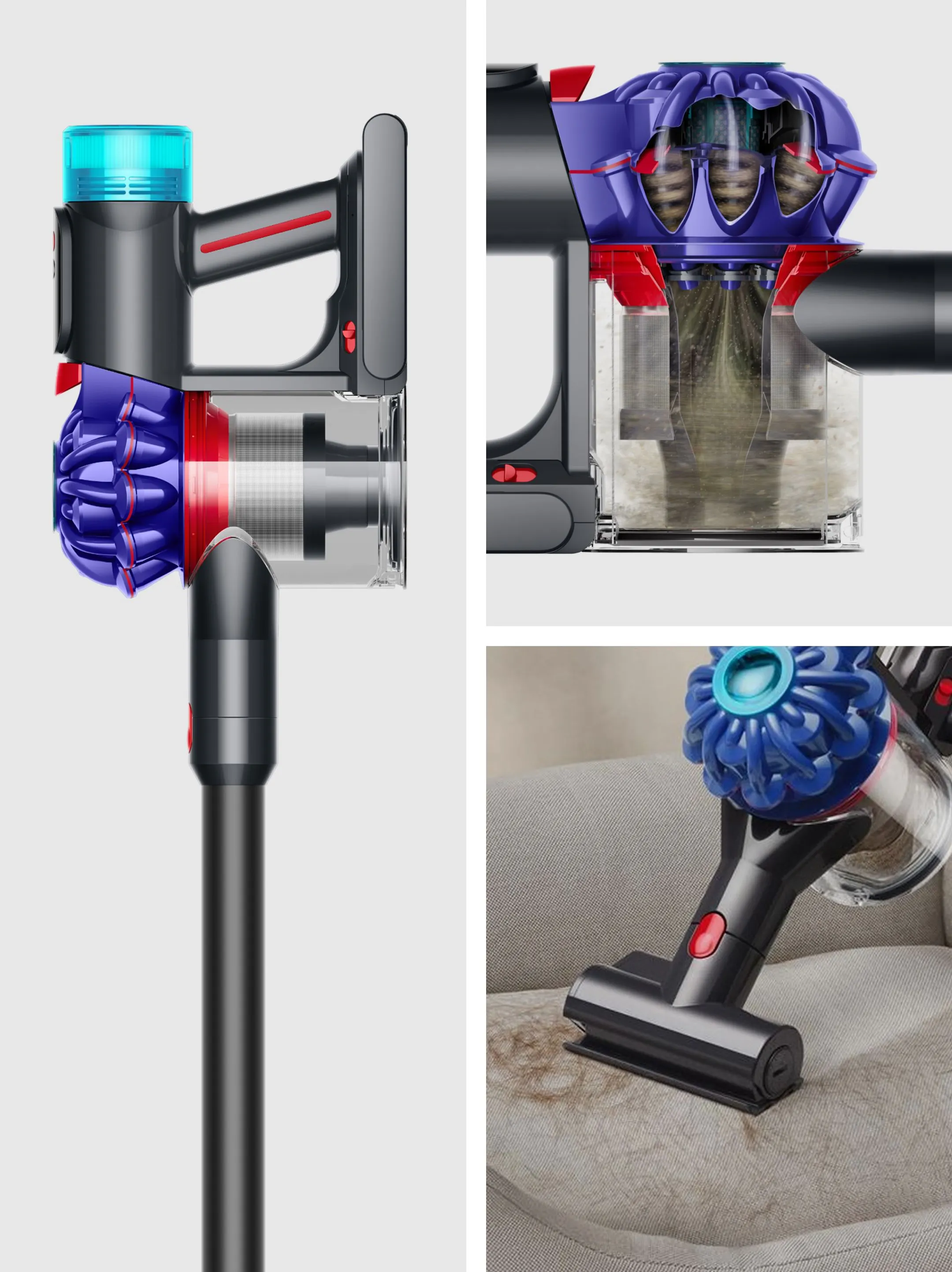 Aspirateur balai V10 Konical + station Auto-empty Dok