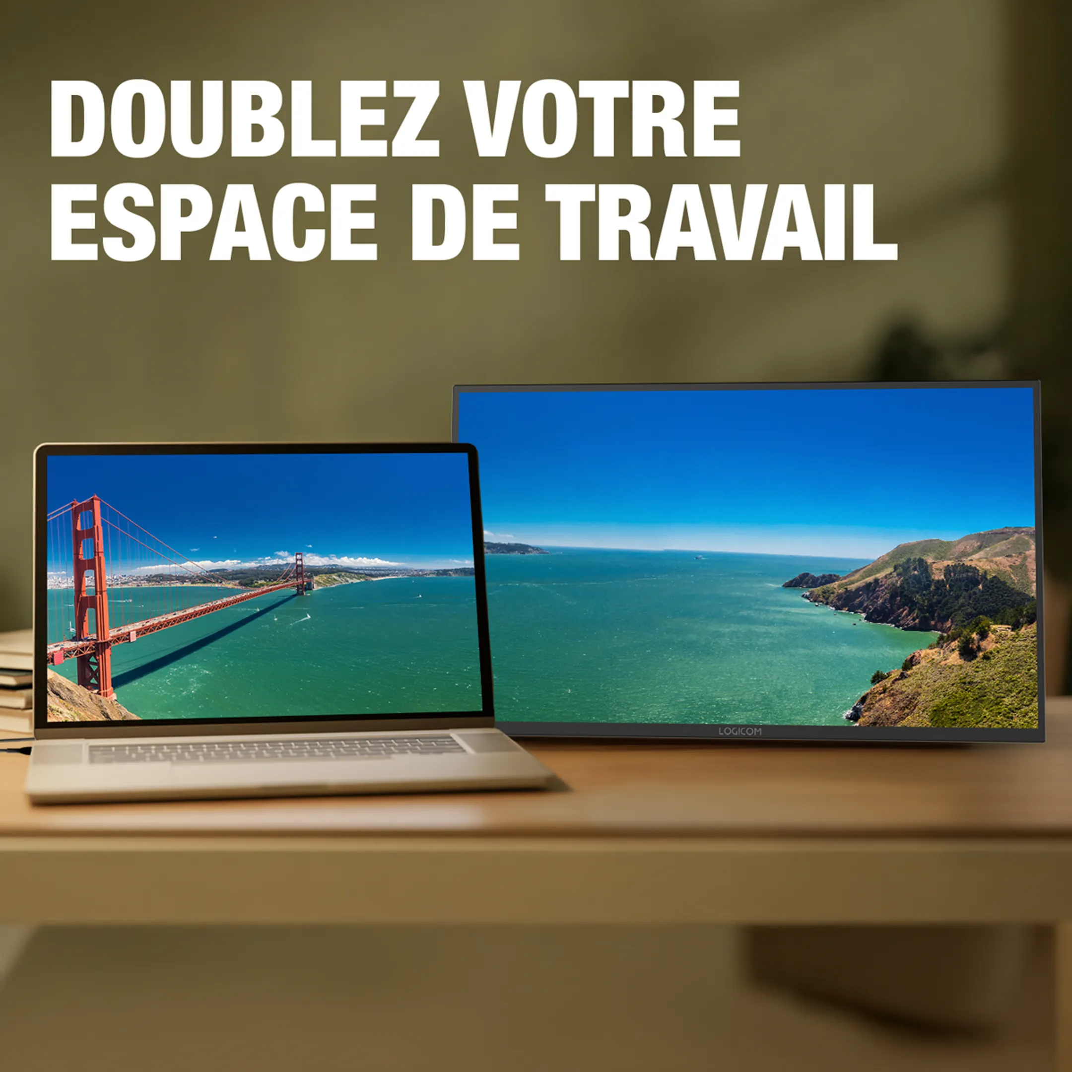 Tragbarer 18,5-Zoll-FHD-IPS-Monitor Nomad XL