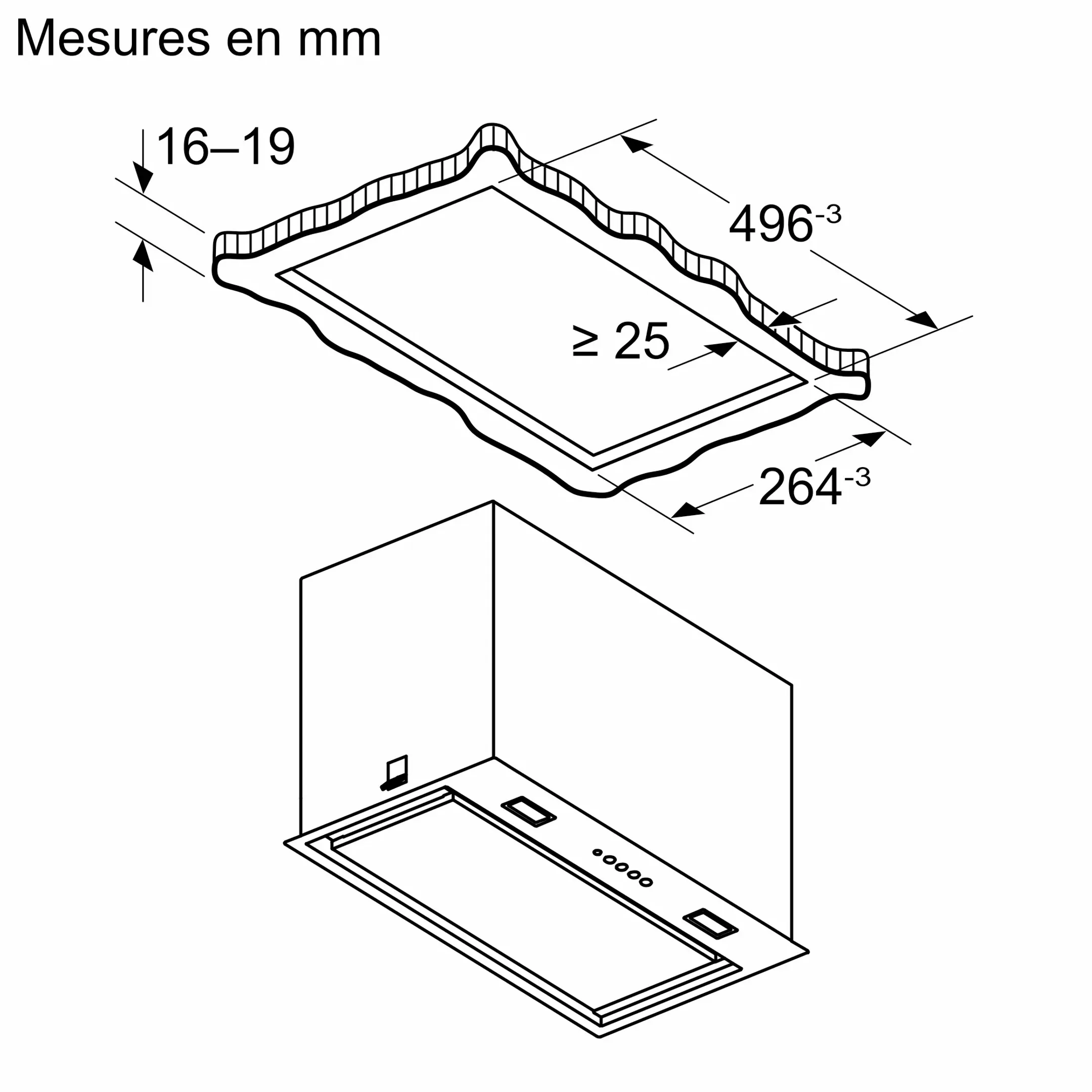 Hotte groupe filtrant Serie 6 DLN56AC50