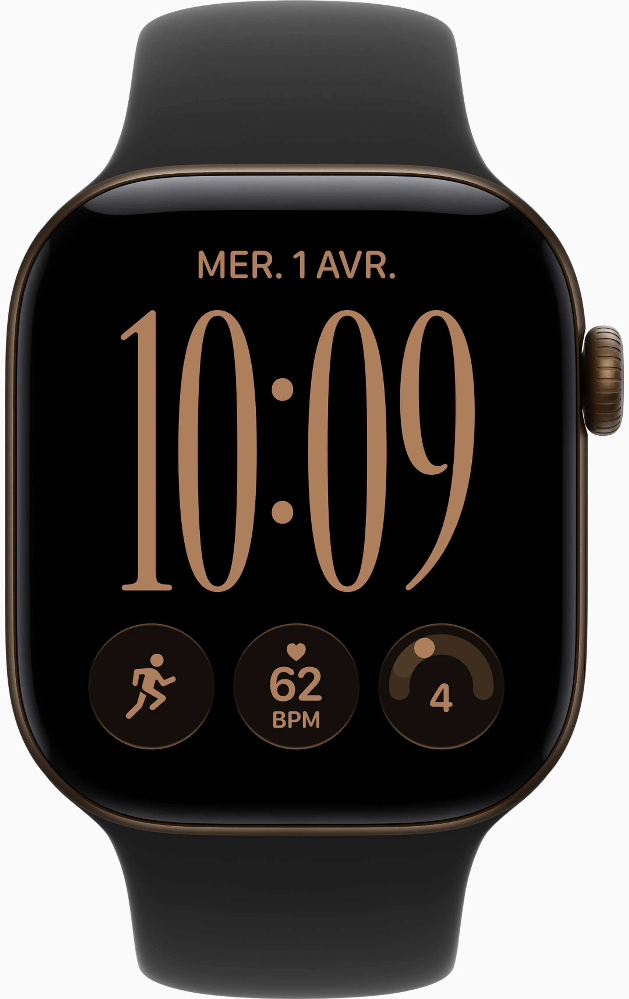 Watch Series 12 GPS 46mm Aluminium Bronze Sport Band Black S/M