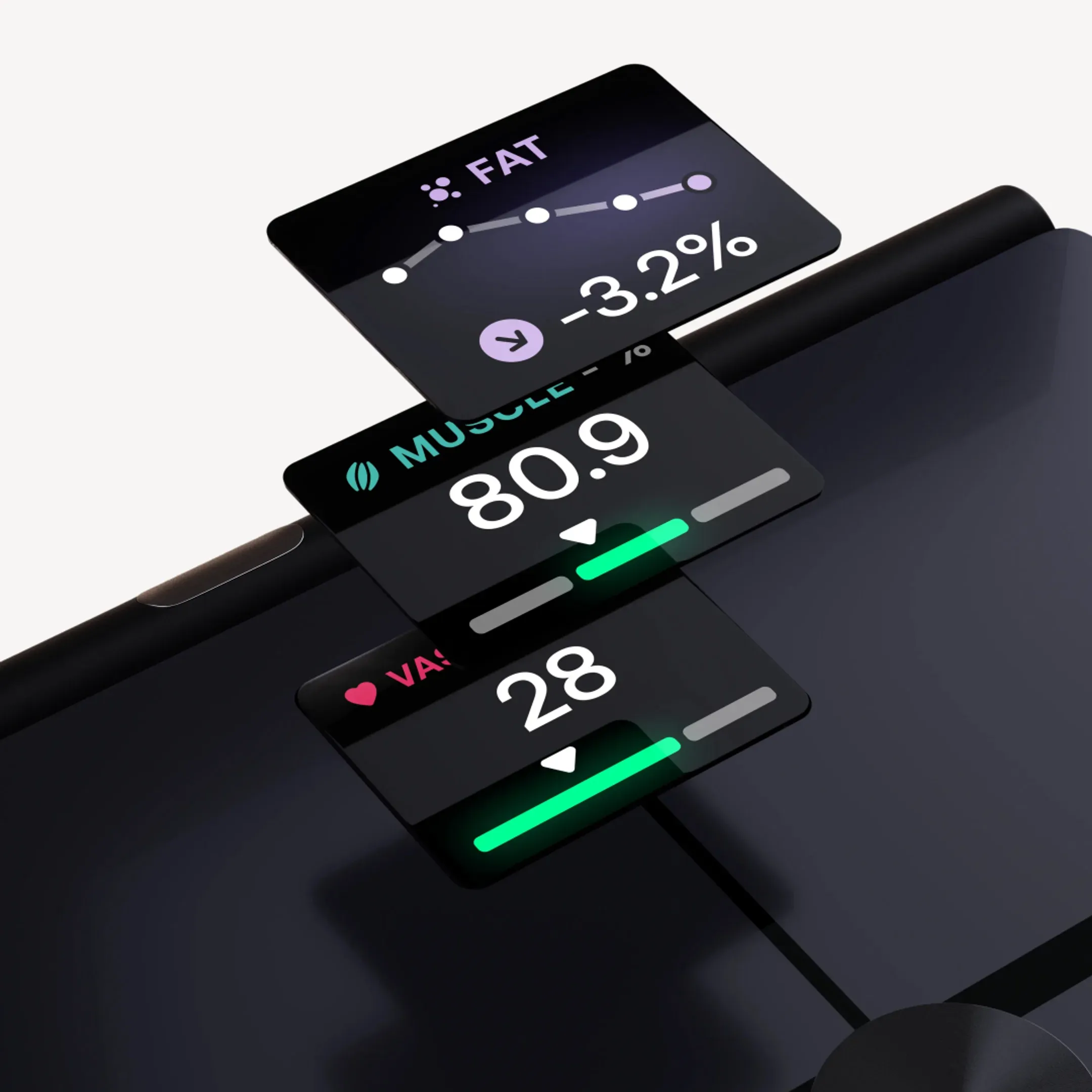 Balance connectée BodyFit Noir