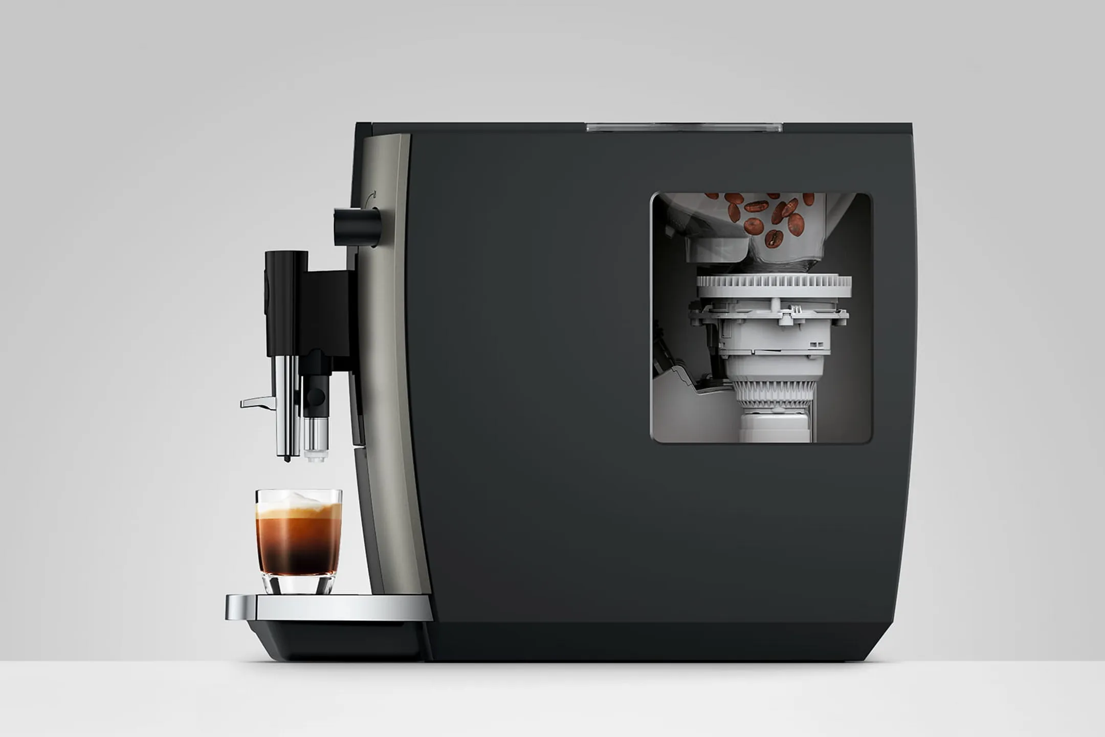 Machine à expresso automatique E6 Dark Inox (ED)