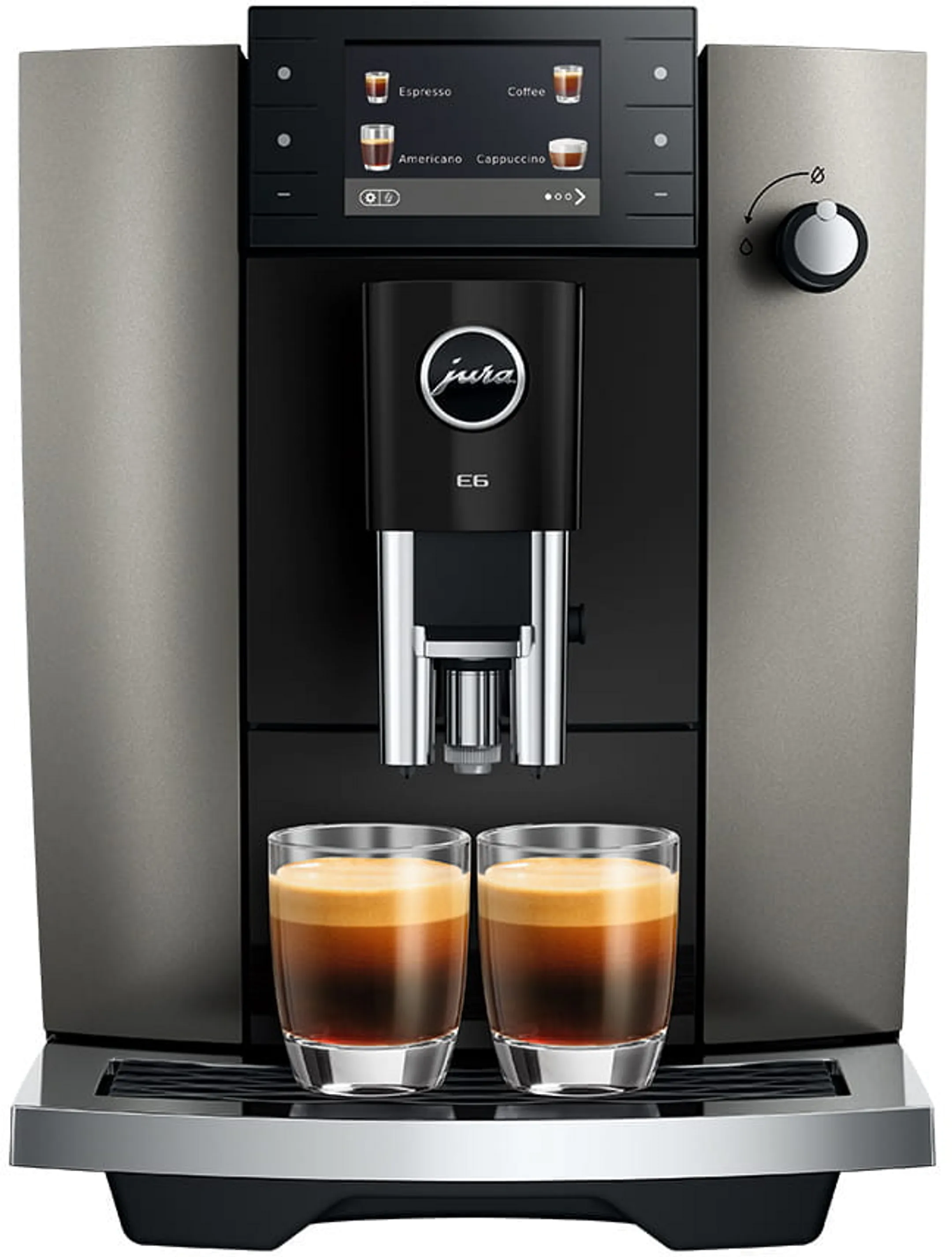 Machine à expresso automatique E6 Dark Inox (ED)