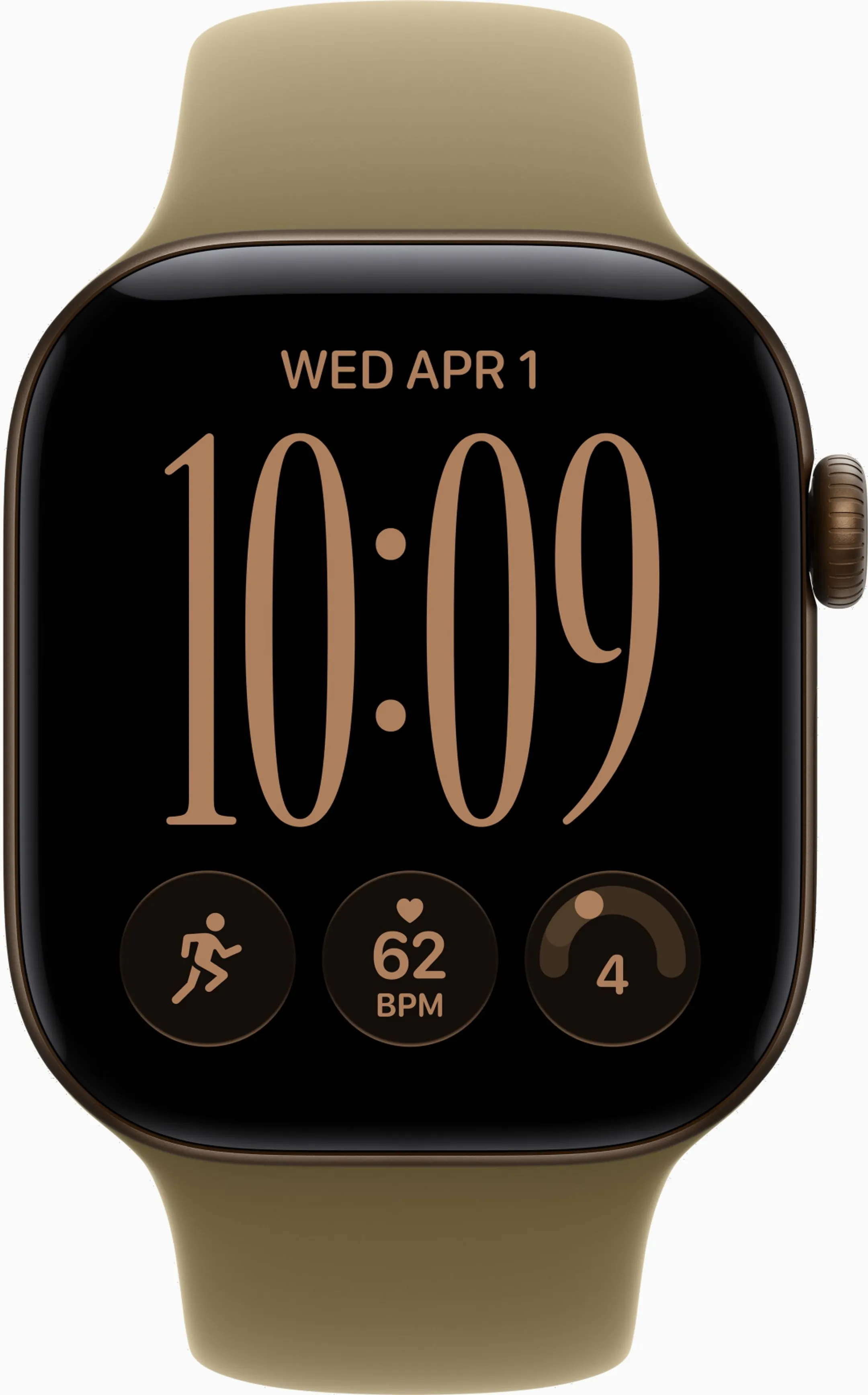 Watch Series 12 GPS 42mm Aluminium Bronze Sport Band Olive M/L