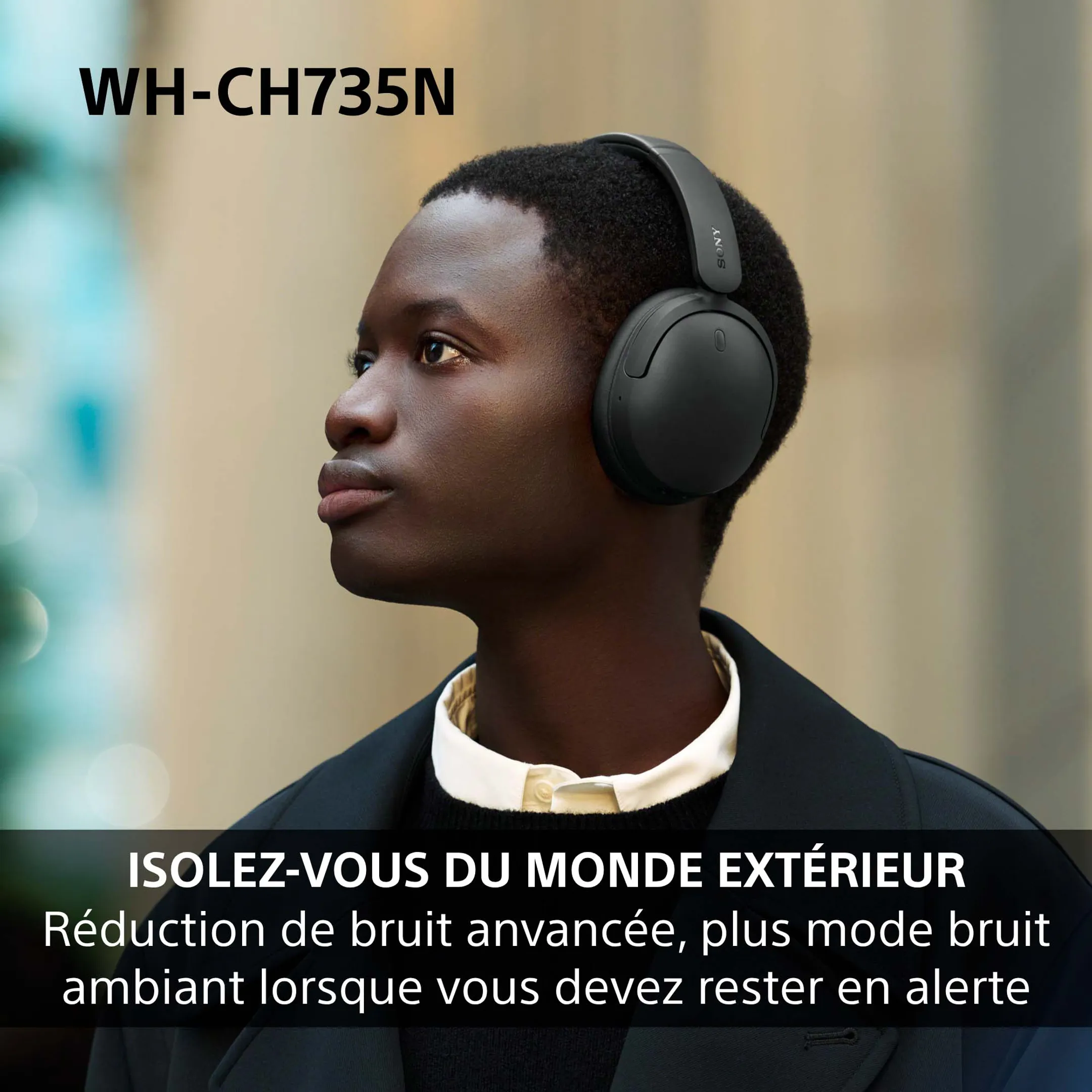 Kabelloses Headset WH-CH735N Blau